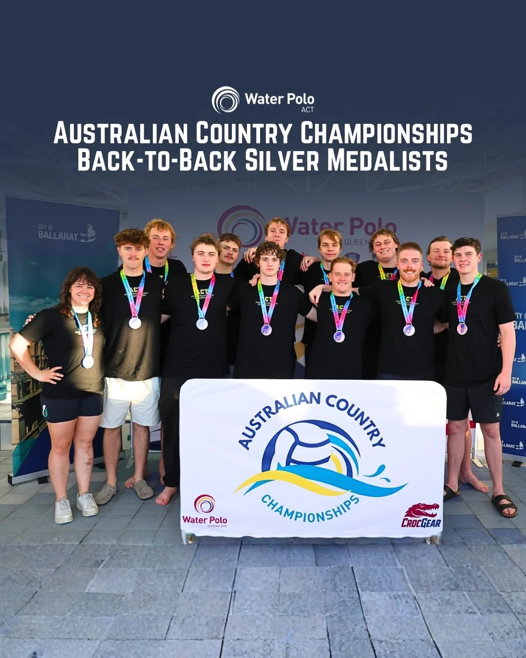 ACT at Country Champs 2026 🤽&zwj;♂️🤽&zwj;♀️

Another strong showing at the @waterpoloaus Australian Country Championships - matching our 2025 results and continuing a great run for our ACT teams 💪

🤽&zwj;♂️ Men&rsquo;s Team
A dominant run through