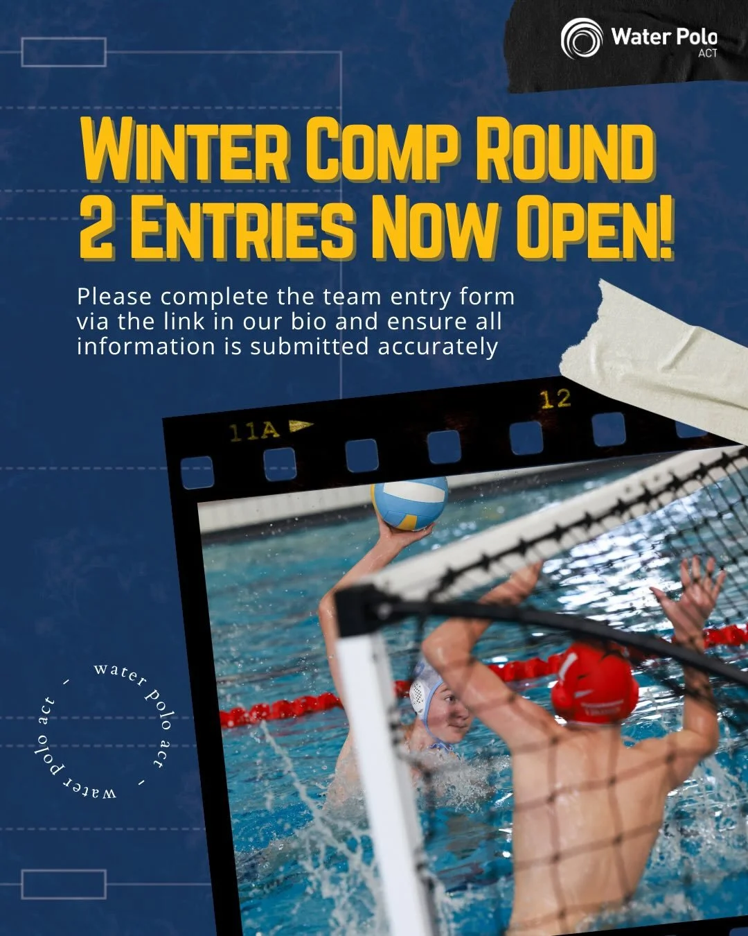 WPACT Winter Competition❄️
Round 2 Entries Now Open! 🤽&zwj;♂️🤽&zwj;♀️

Team entries are now open for Round 2 of the 2026 WPACT Winter Competition.

Please complete the team entry form via the link in our bio and ensure all information is submitted 