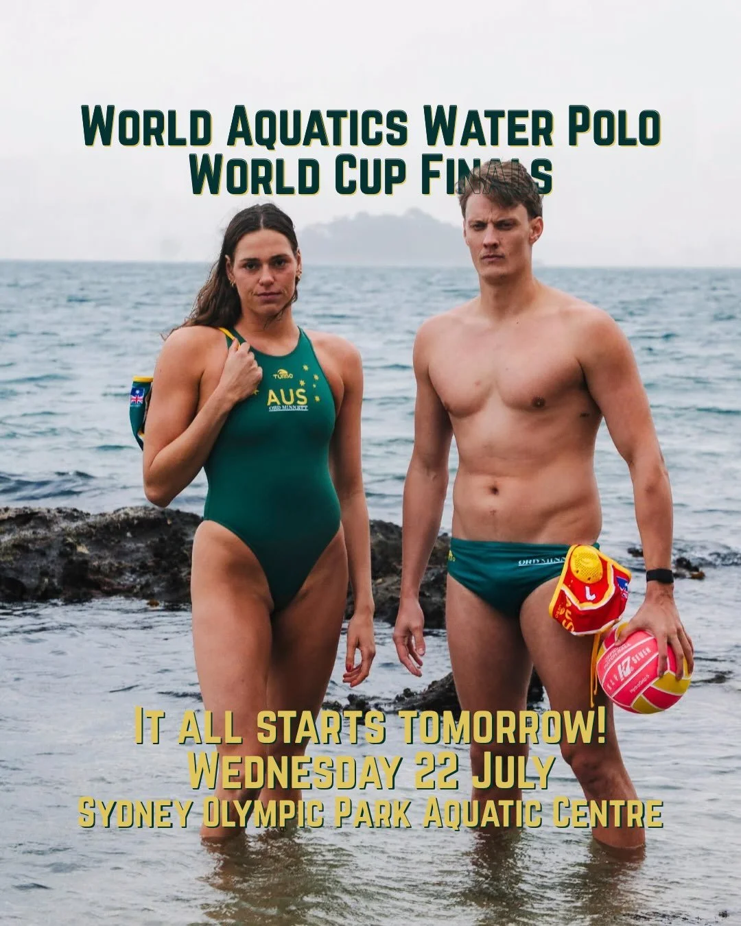 🌏 World Aquatics Water Polo World Cup Finals 🏆🇦🇺

It all starts tomorrow! 🔥

The World Aquatics Water Polo World Cup Finals get underway in Sydney, with both our Aussie Stingers and Aussie Sharks chasing the title. 🙌

📺 Watch every game LIVE o