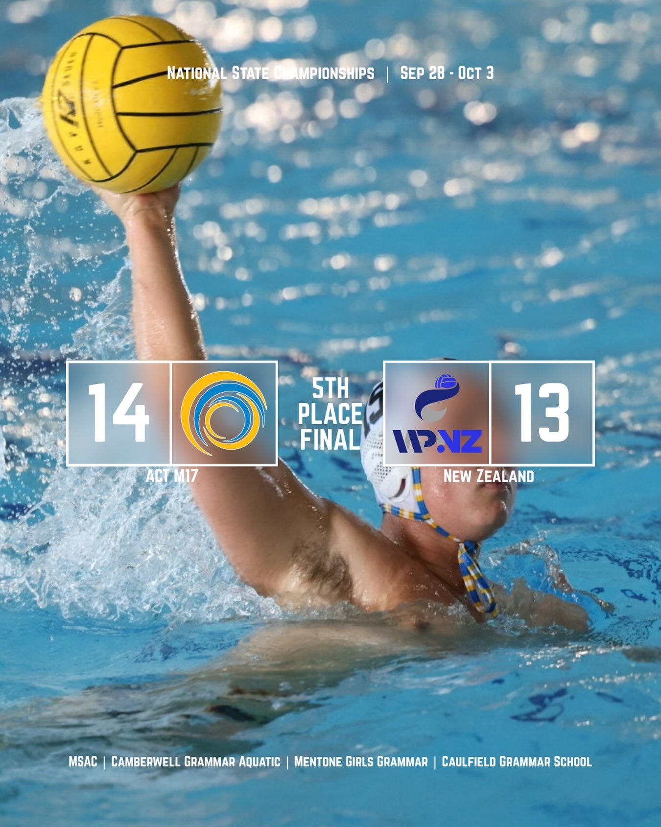 NSC 2026 | 17&amp;U BOYS FINISH 5TH! 🤽&zwj;♂️💙

A huge finish from our WPACT 17&amp;U Boys, securing 5th place with a thrilling 14&ndash;13 win over @waterpolonz 🔥👏

The boys finish NSC 2026 with a 5-4 record after nine hard-fought games througho