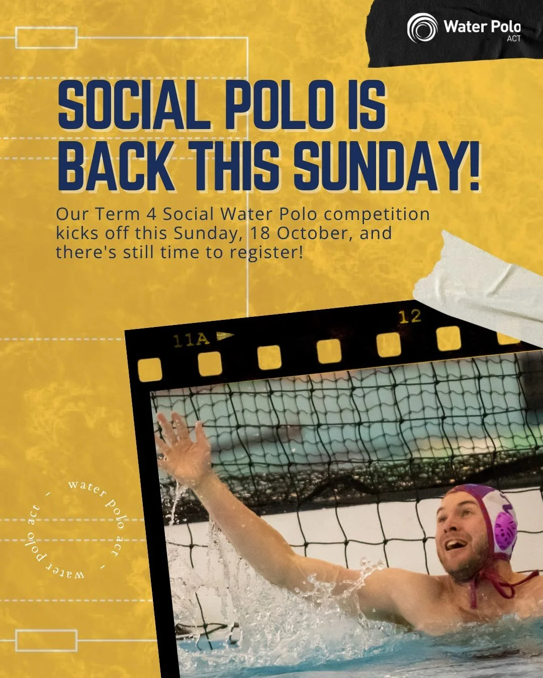 WPACT | SOCIAL POLO IS BACK THIS SUNDAY! 🤽&zwj;♂️🤽&zwj;♀️

Our Term 4 Social Water Polo competition kicks off this Sunday, 18 October, and there&rsquo;s still time to register! 💙🎉

Whether you&rsquo;re returning to the pool, trying water polo for