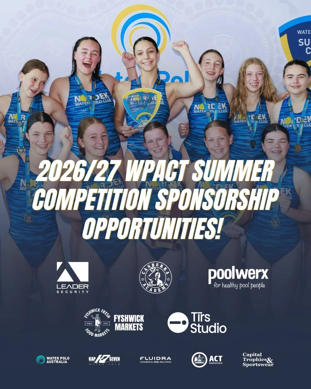 SUMMER COMPETITION SPONSORSHIP OPPORTUNITIES! 🤽&zwj;♂️🤽&zwj;♀️💙

The 2026/27 WPACT Summer Season is well and truly underway, and we&rsquo;re still looking for sponsors to support three of our local competitions! 🙌

Sponsorship plays an important 