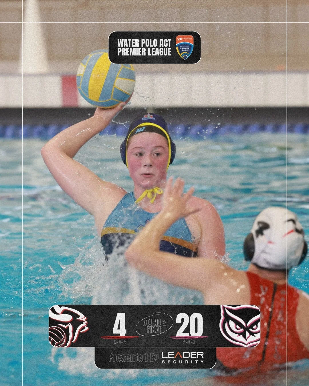 WPACT PREMIER LEAGUE 🤽&zwj;♀️🤽&zwj;♂️
ROUND 2 WRAP! 🔥

Another great night of @leadersecurity Premier League water polo at the AIS Aquatic Centre, with all eight teams back in action! 💙🙌

🤽&zwj;♀️ WOMEN&rsquo;S RESULTS
🏆 ANU Owls defeated Viki