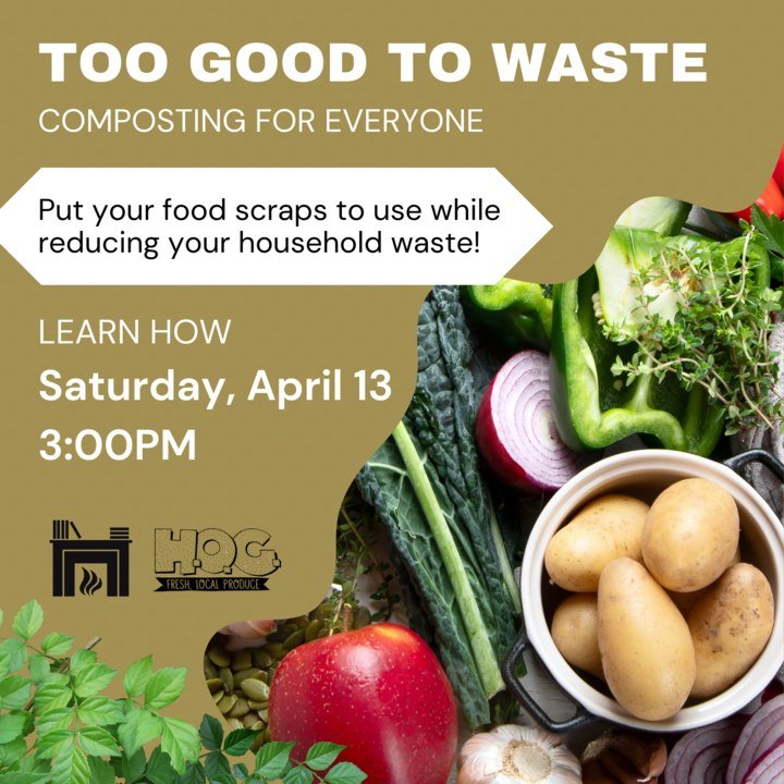 Happening Today at 3 PM at Brookhaven Free Library!

Join our AntiLandfill Composting Collective for a demonstration on how to put your food scraps to use and reduce household waste.

Location:
Brookhaven Free Library
273 Beaver Dam Road
Brookhaven, 