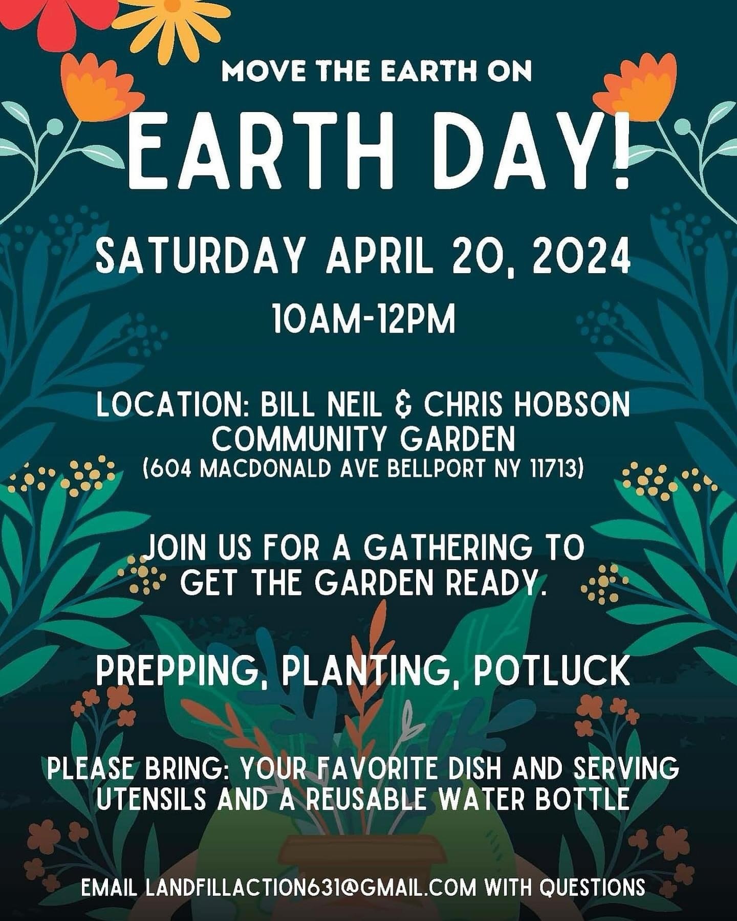 Mark your calendars for April 20th.

See you at the community garden to kick off the season!

#communitygarden #environmentaljustice #composting #earthday