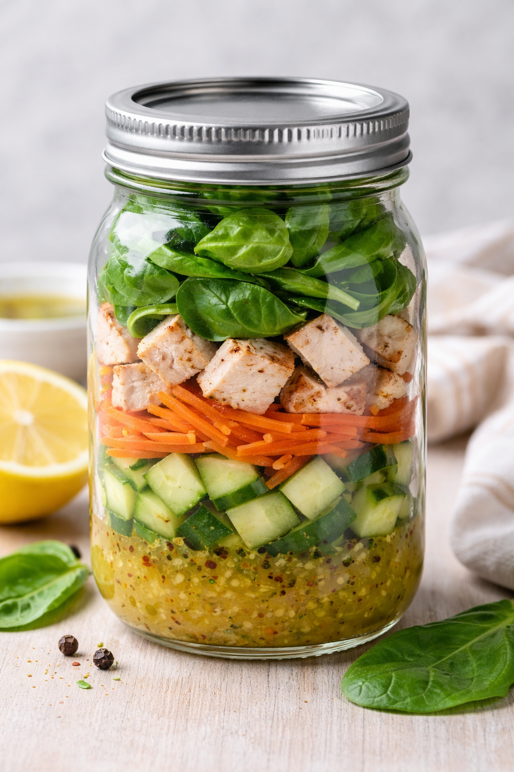 Mason Jar Salads …