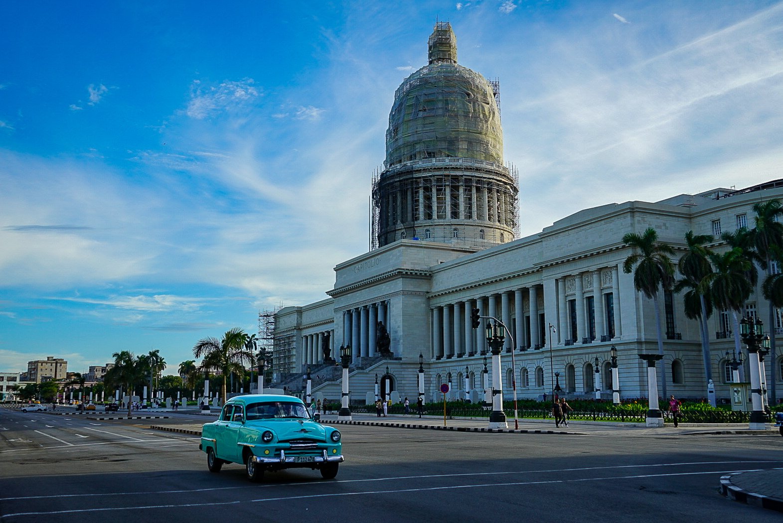 El Capitolio desde el Parque Central