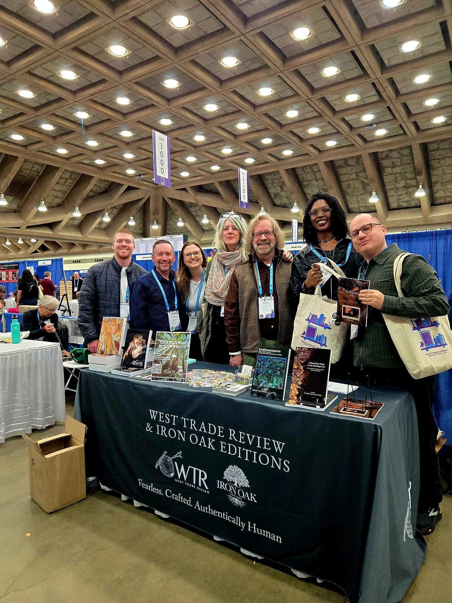AWP (Association of Writers & Writing Programs) - Baltimore Convention Center - Book Fair - West Trade Review Table - March 2026