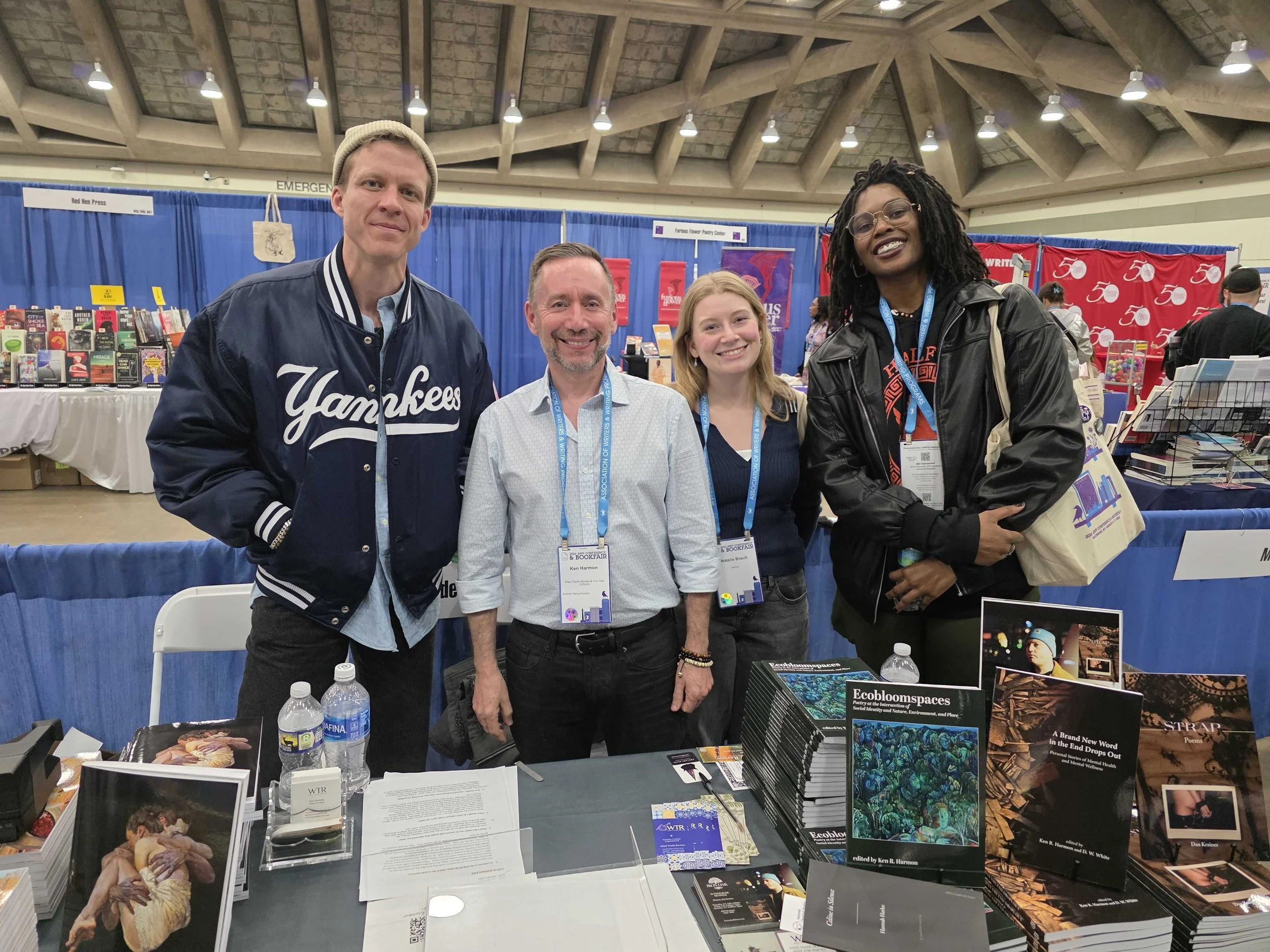 AWP (Association of Writers & Writing Programs) - Baltimore Convention Center - Book Fair - West Trade Review Table - March 2026