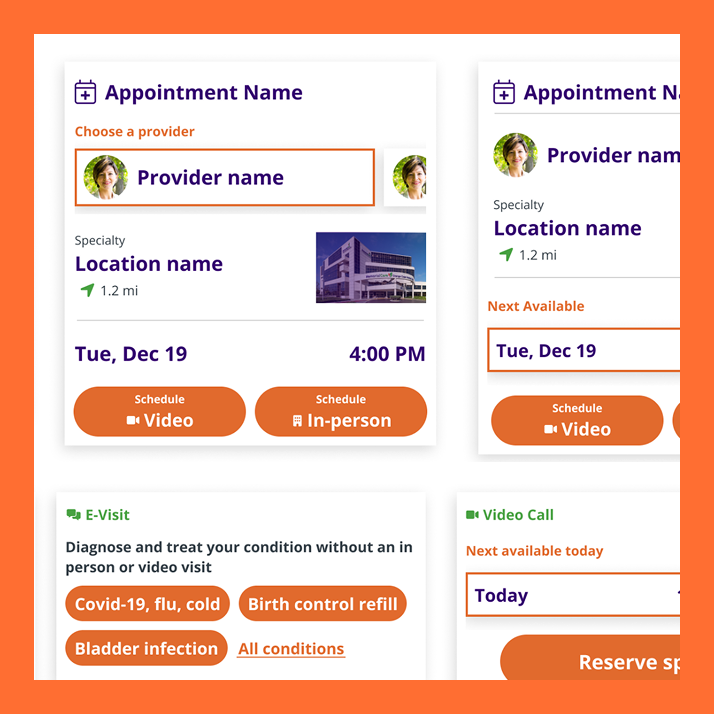 Designing a Healthcare Scheduling Experience with OOUX