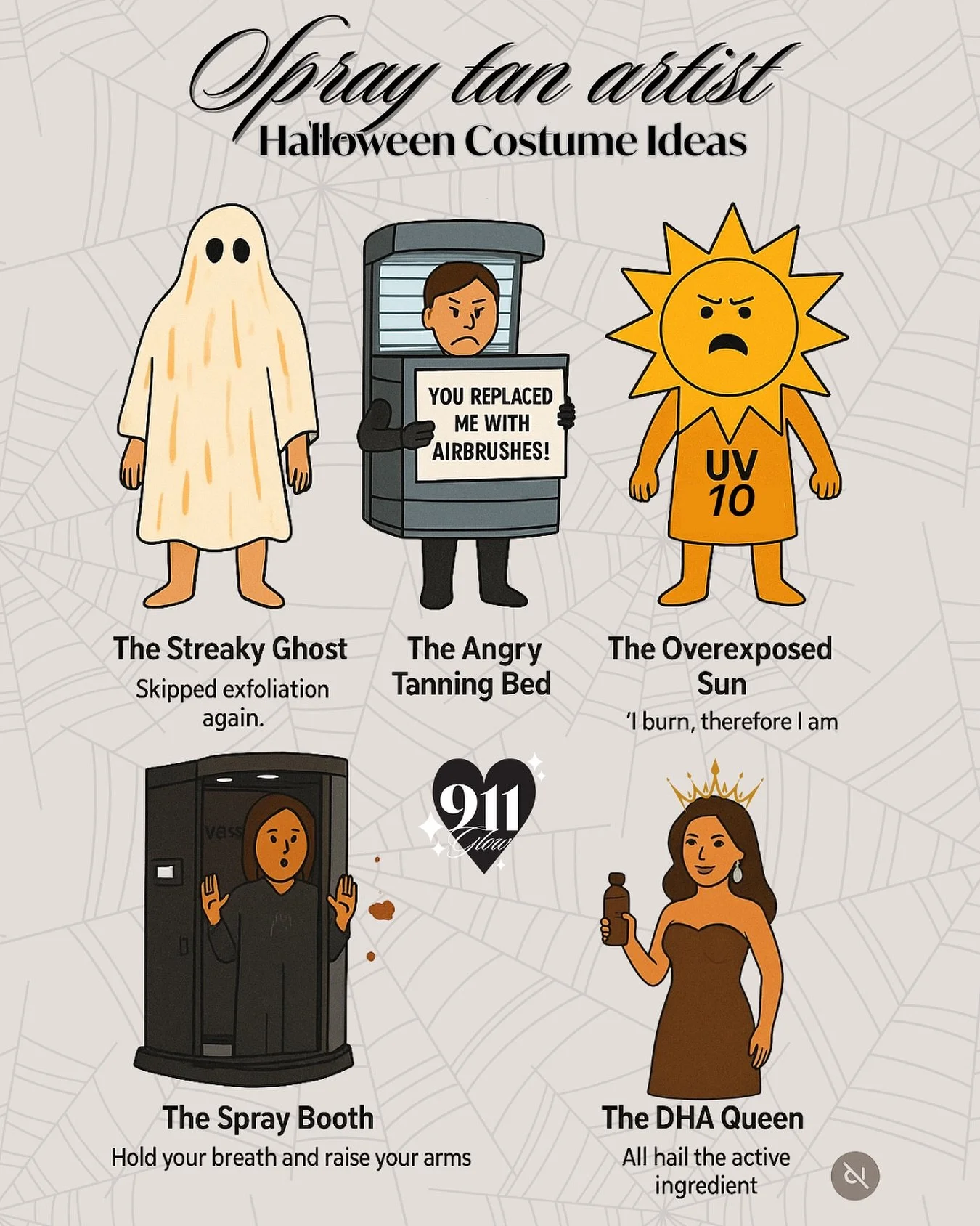 When the spray tan life takes over your Halloween costume brainstorming. 

#spraytanlife #spraytanartist #spraytans #airbrushtan #spraytanning #beautybusiness