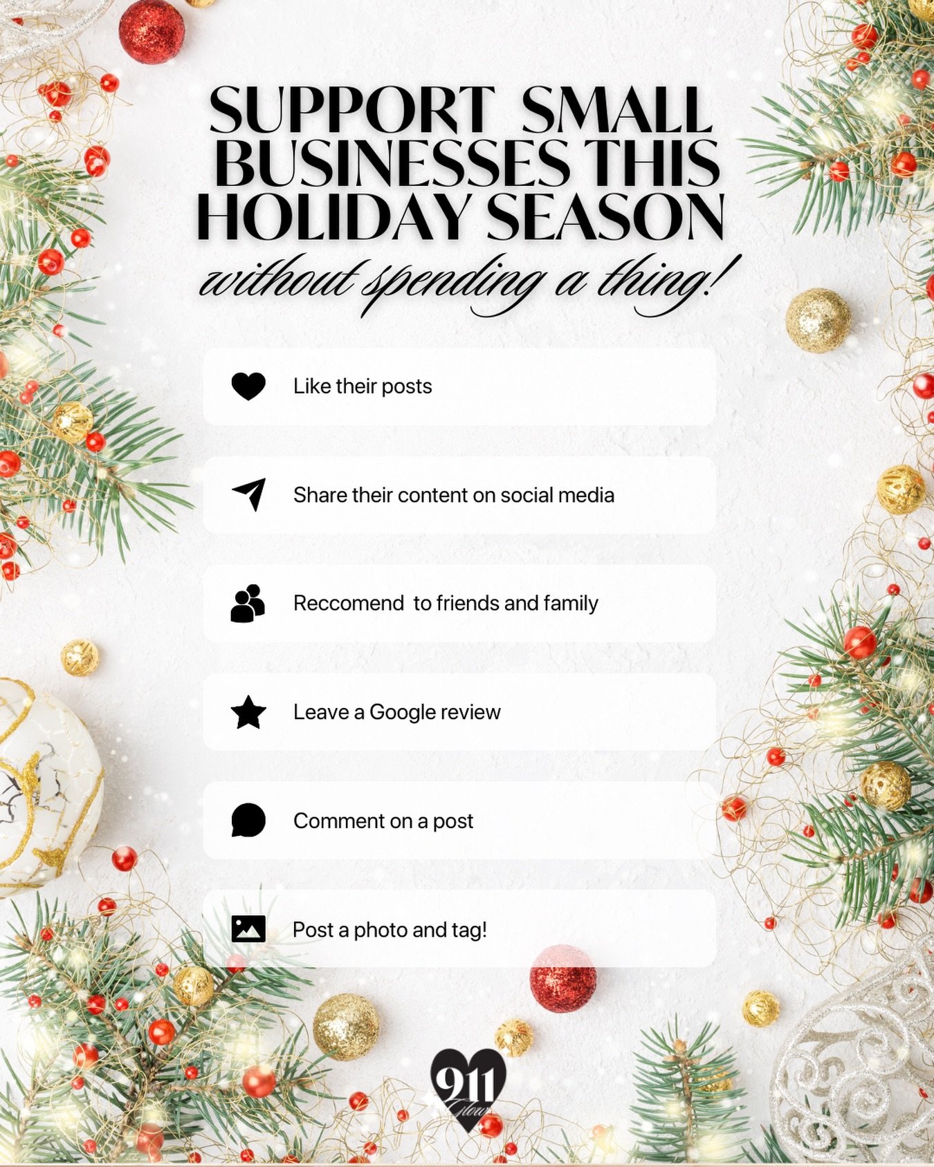 Small Business Saturday isn&rsquo;t just a day on the calendar. It truly keeps our community thriving.

Did you know for every dollar spent at a small business, an average of 67 cents stays in the community? And that small businesses make up over 99 