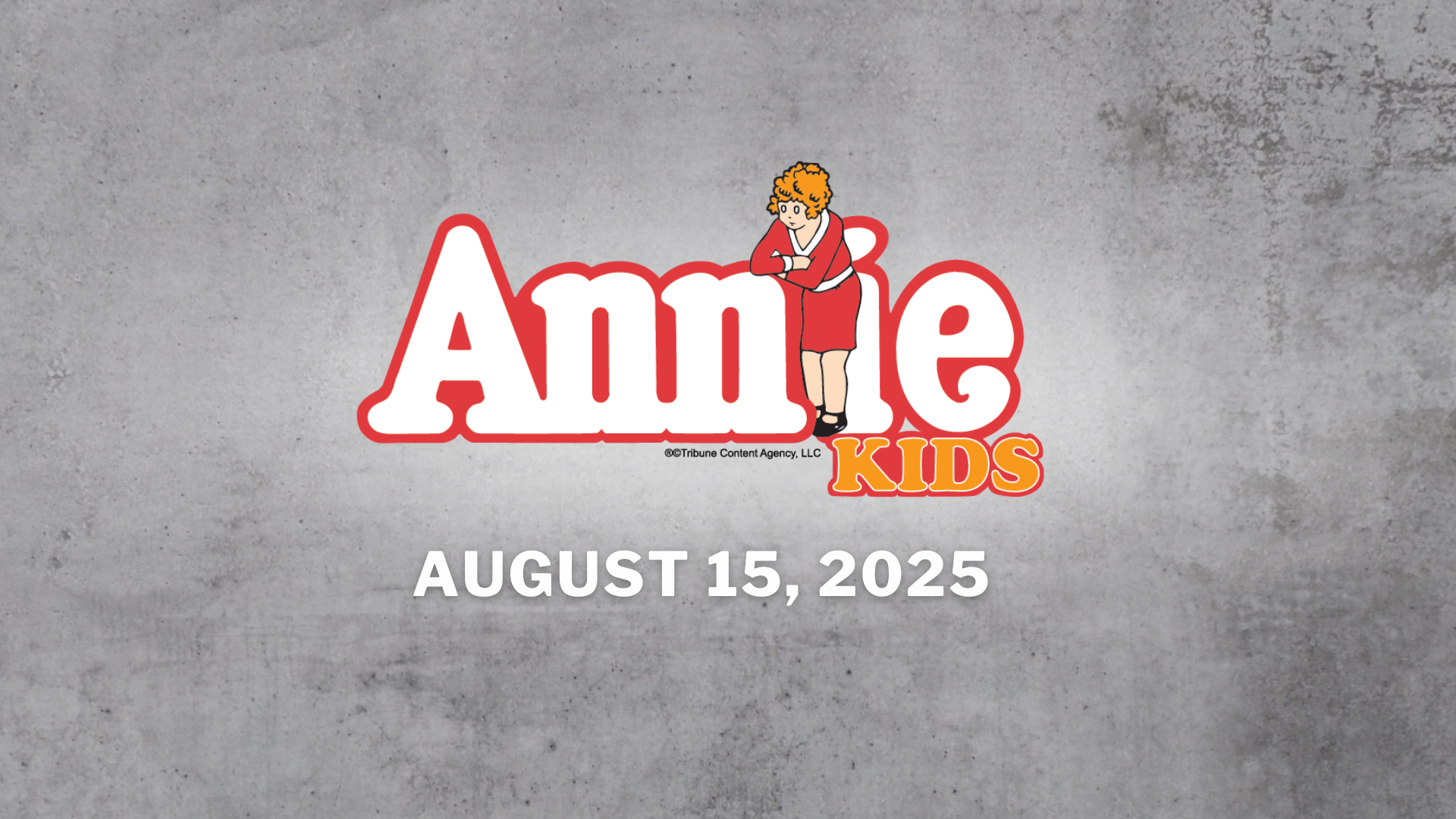 Young Performers Camp (August) presents: Annie KIDS