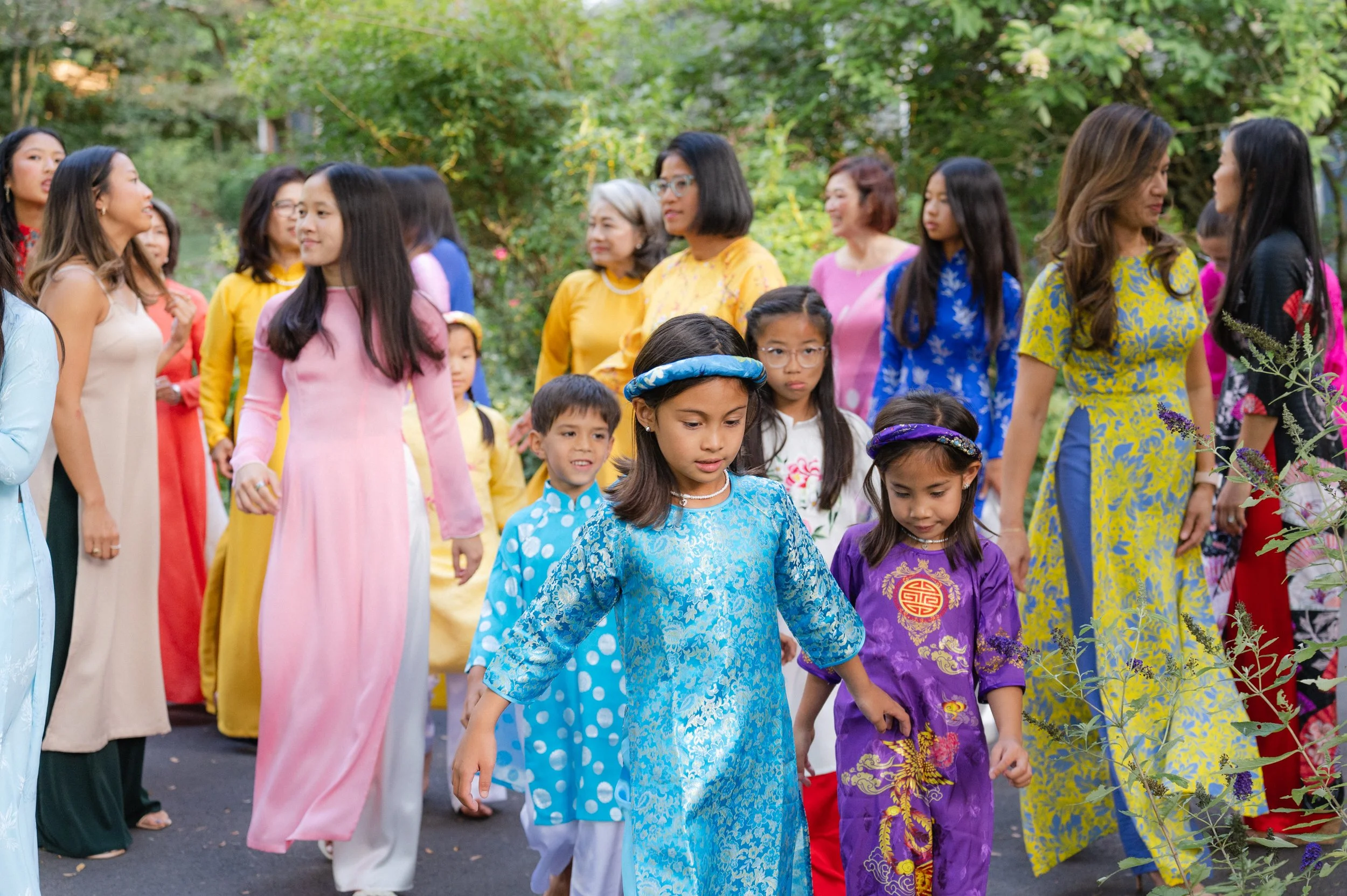 An Intimate Backyard Vietnamese Wedding Celebration