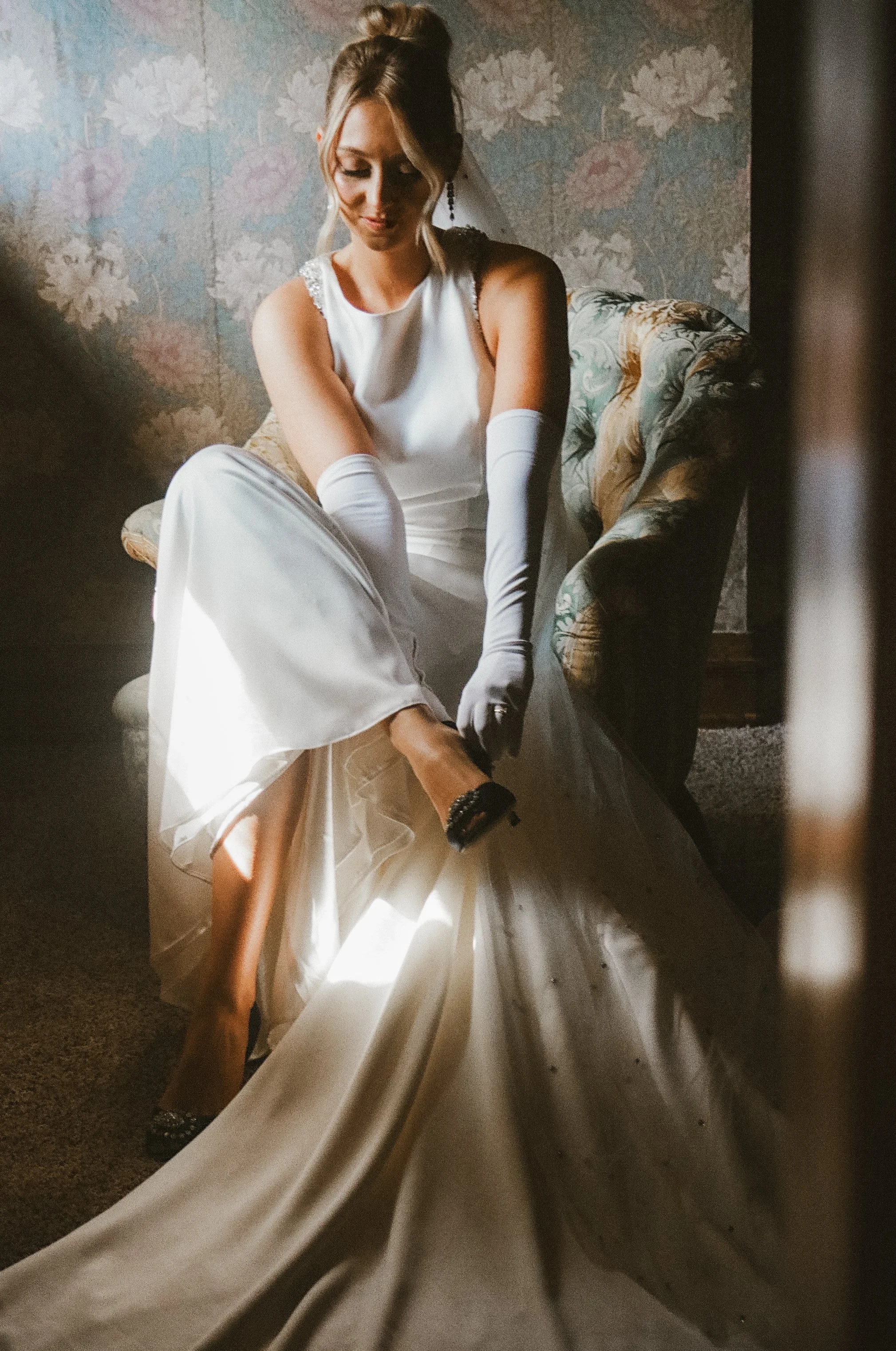 film bridal portraits