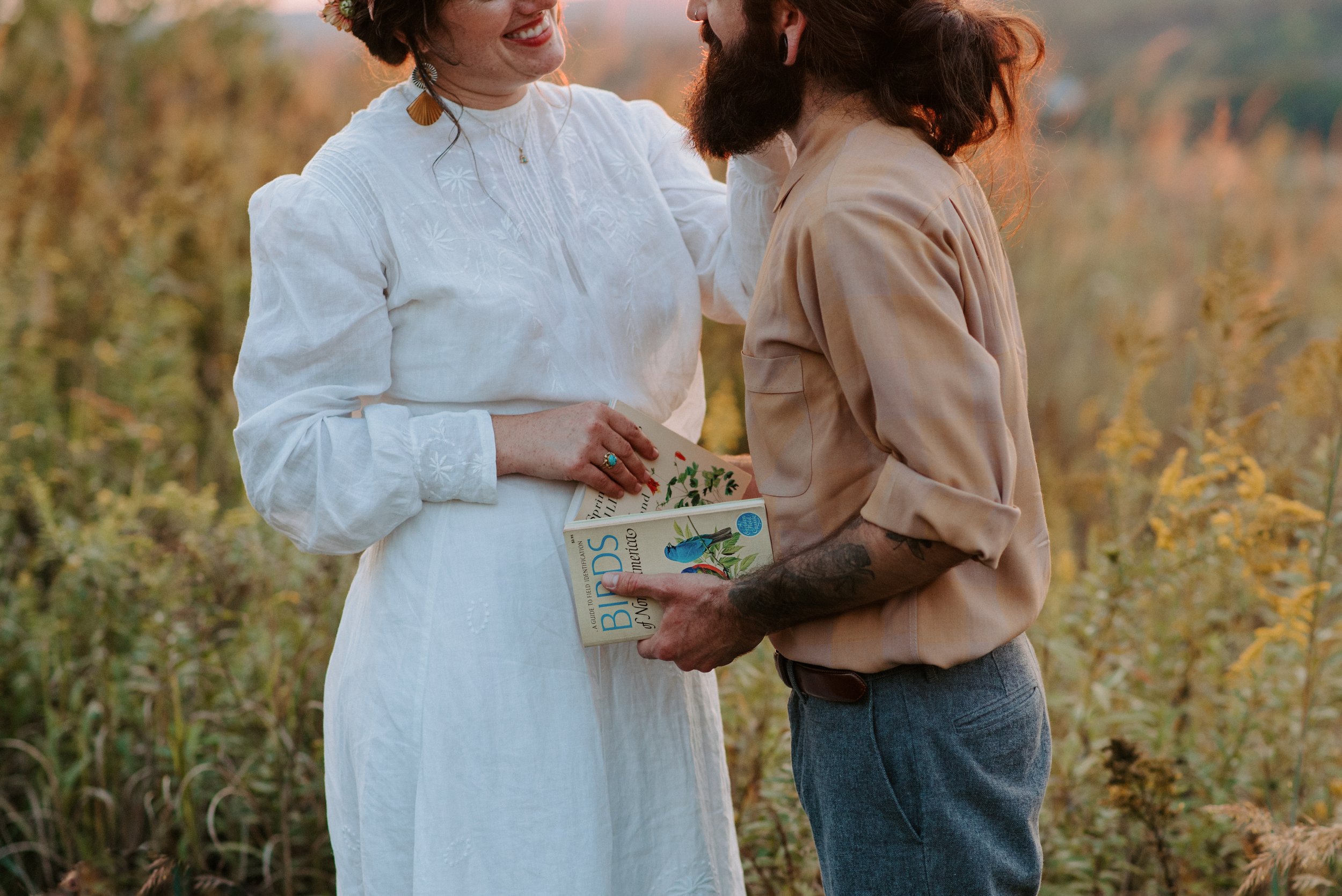 vow renewal on the appalachian trail captured by lehigh valley wedding and elopement photographer