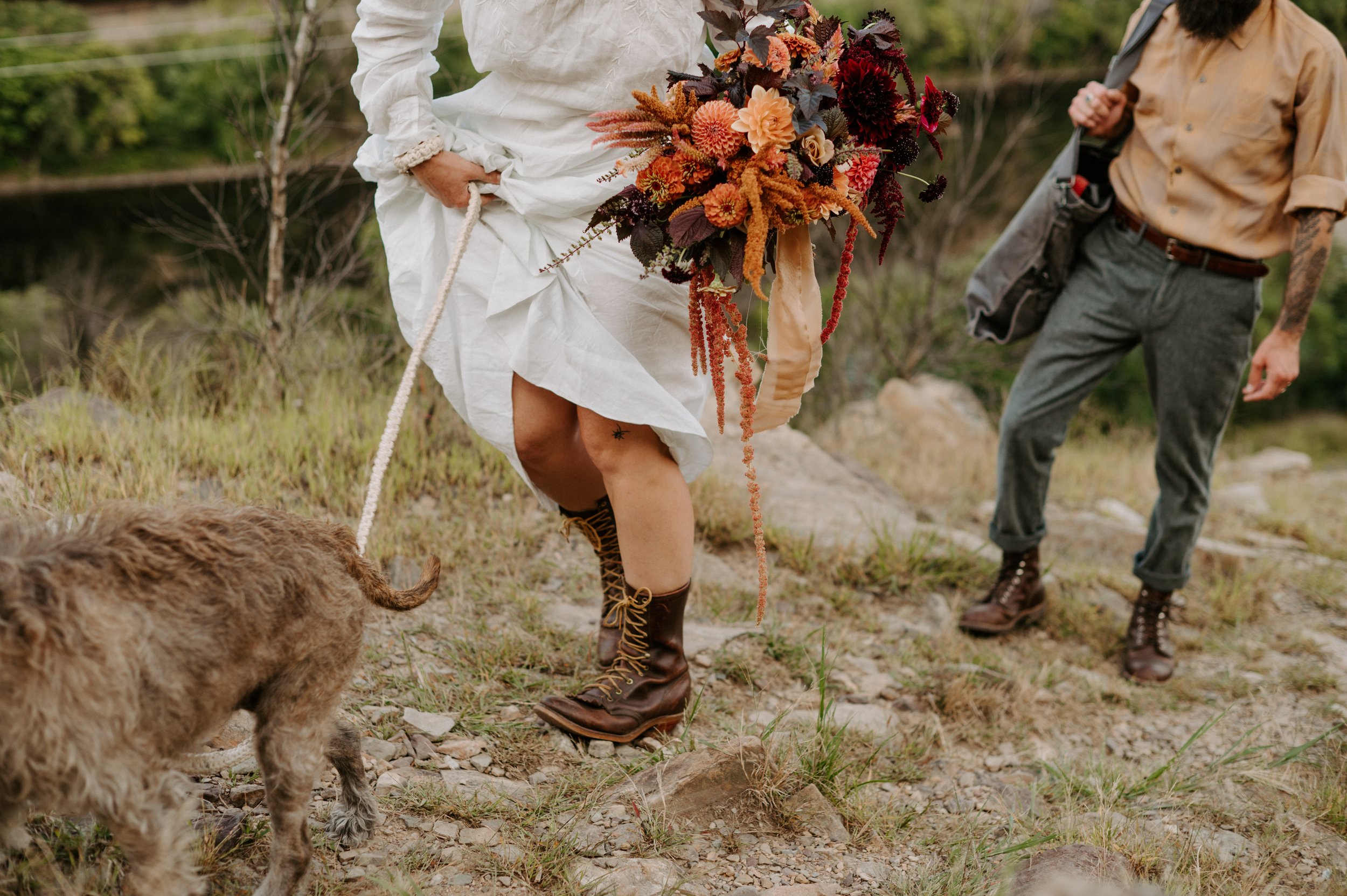 vow renewal on the appalachian trail captured by lehigh valley wedding and elopement photographer