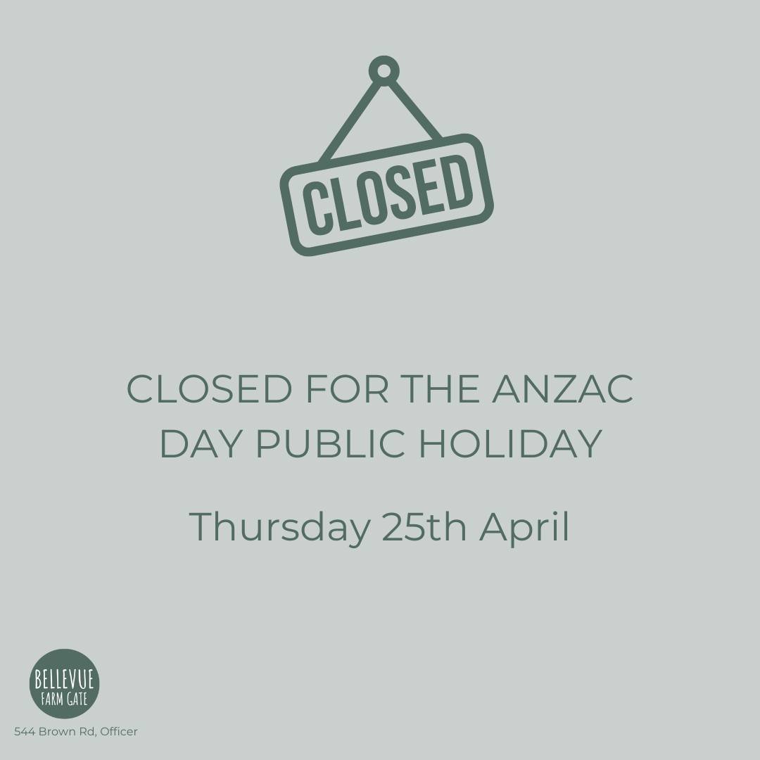 Hi all, we will be CLOSED for the ANZAC Day public holiday on Thursday 

We will be back open again on the Friday from 8:30am for all your usual apples and goodies 🍎

Don't forget we have You-Pick and tractor rides running all weekend !
Head to the 