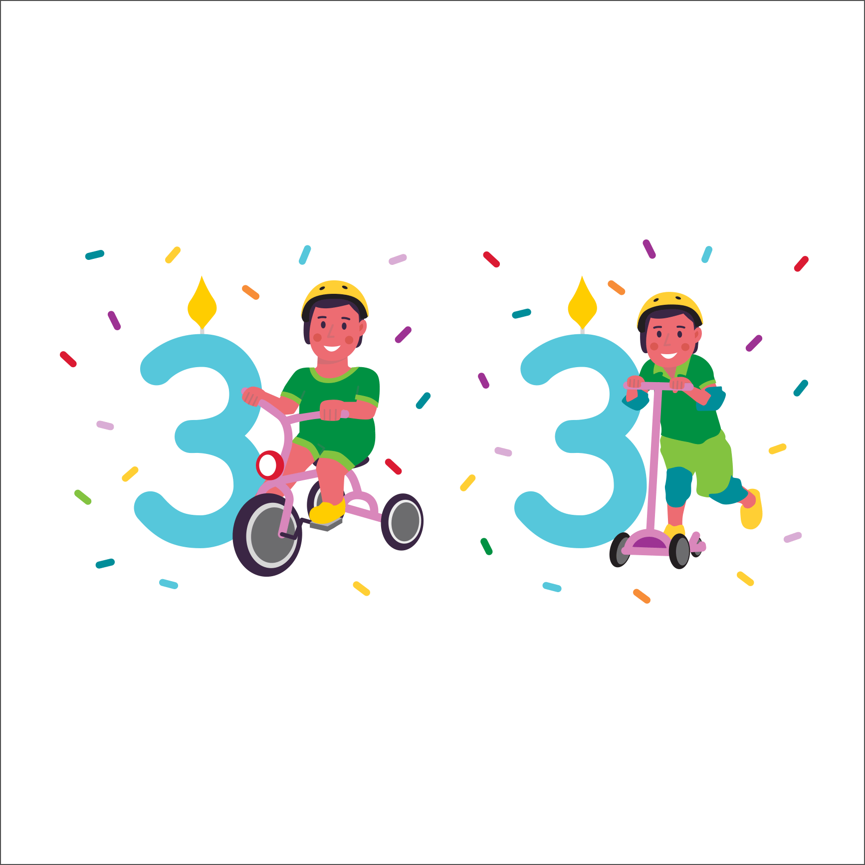 MCRI – GenV Project, 3 YO Birthday eDM Header