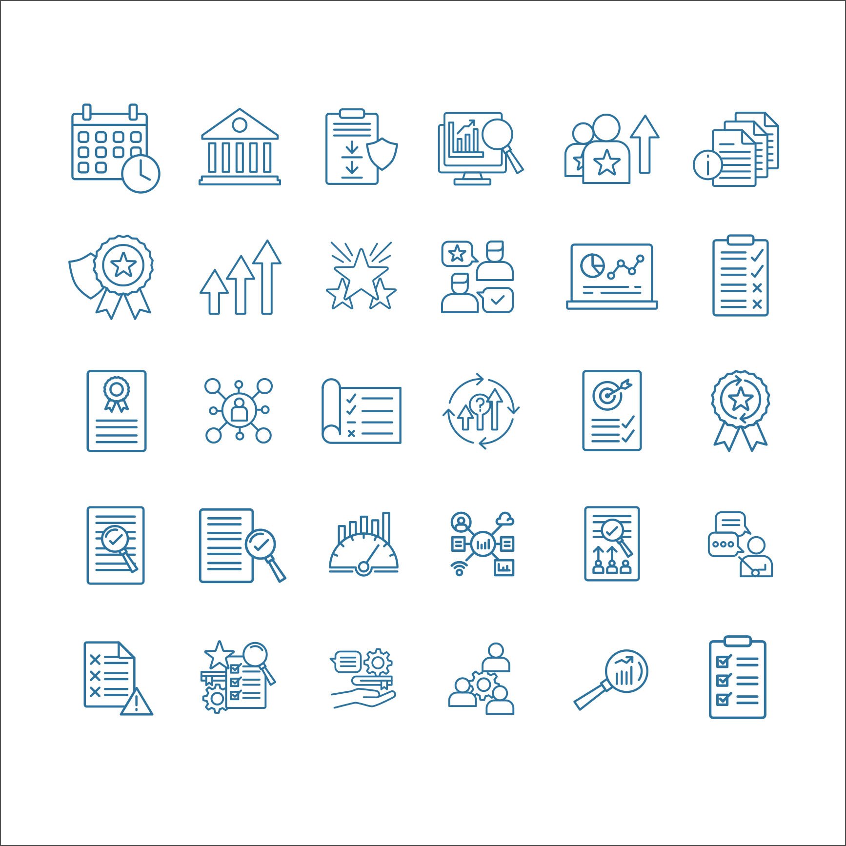 Icons developed for the pack based off TAFE NSW Brand Guidelines