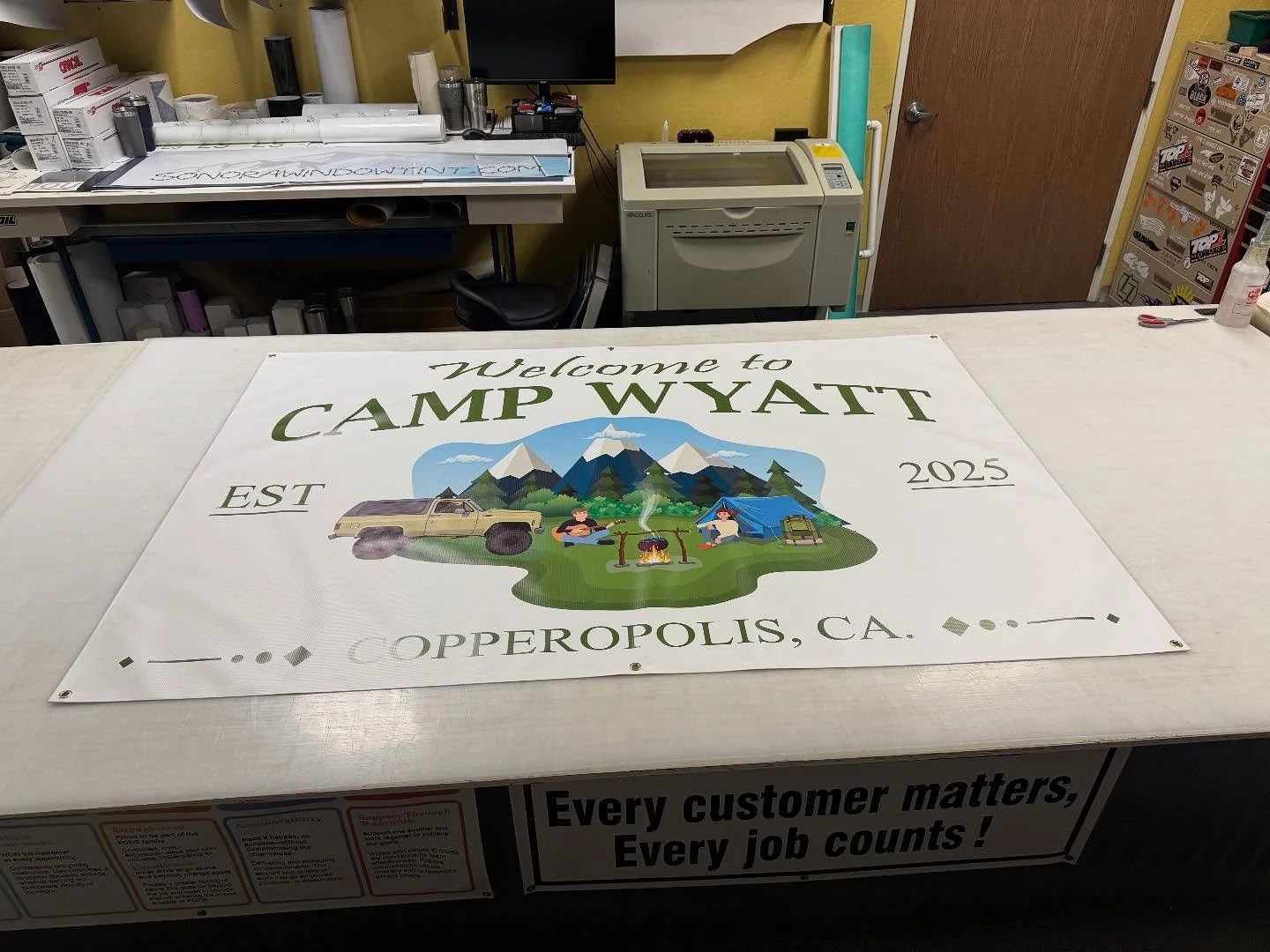 Don’t forget we do banners.