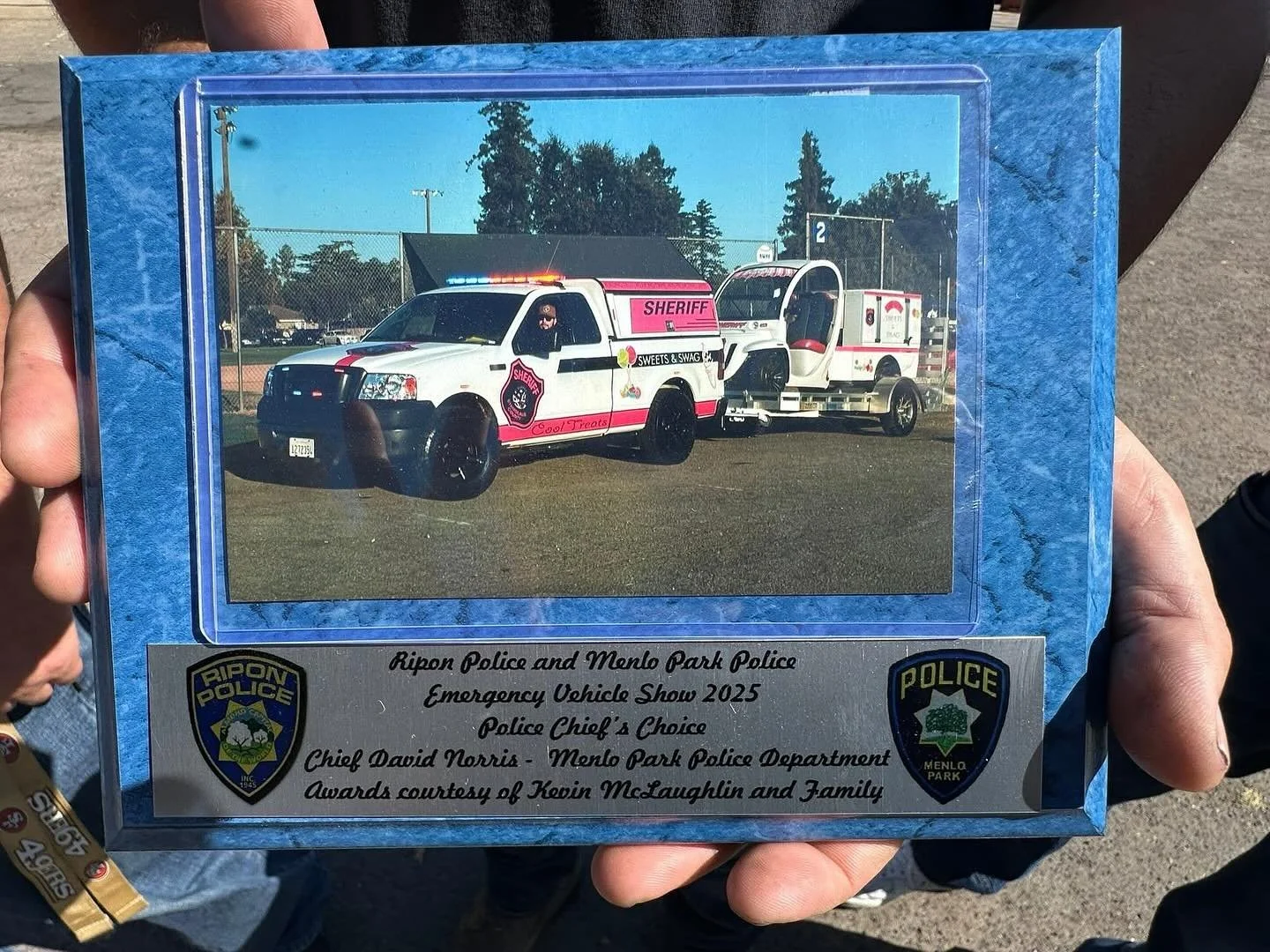 Really nice to win awards on our display vehicles. Hard work pays off