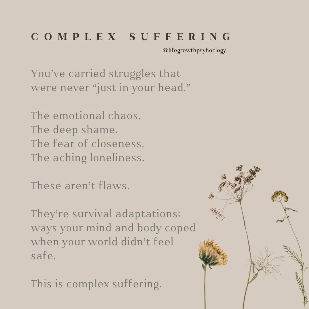 Awareness is essential. It transforms confusion, self-blame, and shame into clarity and understanding. By recognising the roots of your pain, you reclaim the possibility of healing.

Awareness opens the door to compassion, especially for the parts of