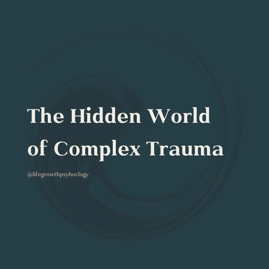 Complex trauma isn't always visible, but its impact lives deep within. Beneath the surface, it can feel like a constant state of inner alarm, shame, and fragmentation. Old wounds echo through relationships, sense of self, and even the body, often dis