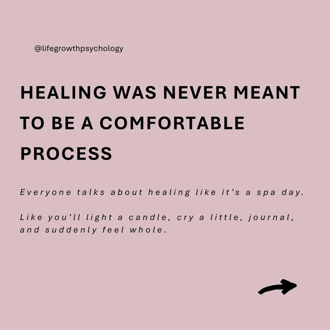 Healing isn&rsquo;t always calm, tidy, or reassuring.
Sometimes it feels confronting, unfamiliar, even destabilising.

That doesn&rsquo;t mean something is going wrong.
Often it means you&rsquo;re finally touching the places that were never safe to f