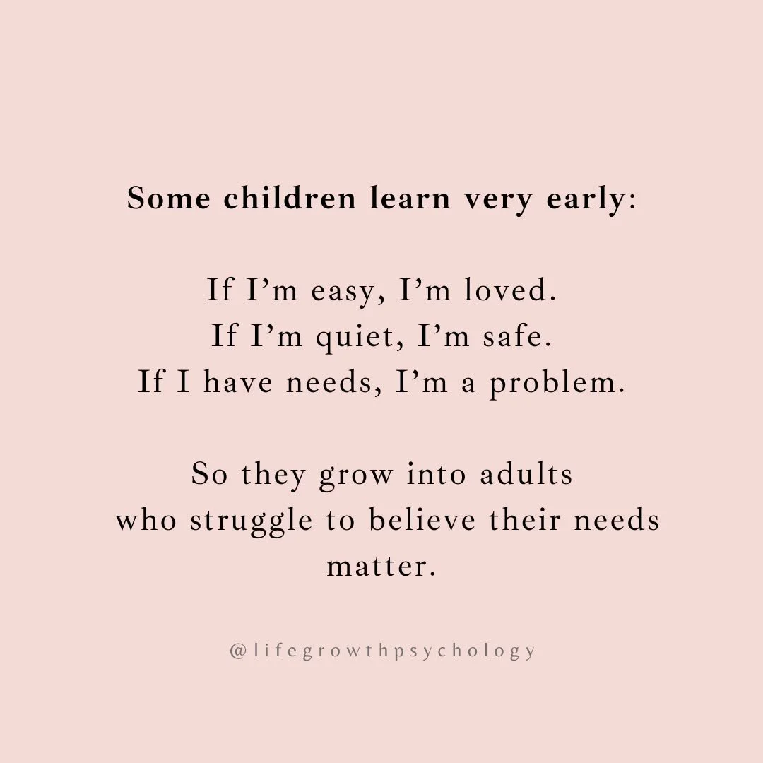 Some children learn to shrink themselves long before they learn who they are. They become the easy one, the quiet one, the low-maintenance one. Not because it reflects their true nature, but because it kept the peace, avoided conflict, or protected t