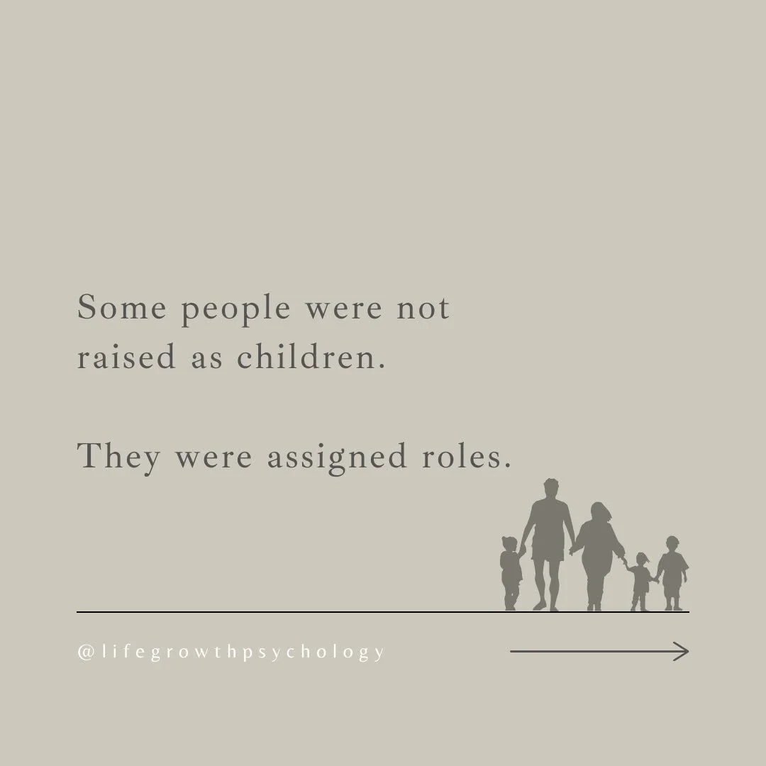 Let us know what role(s) you learnt or were made to play growing up.

#toxicfamily #familyroles #therapy #narcissicim