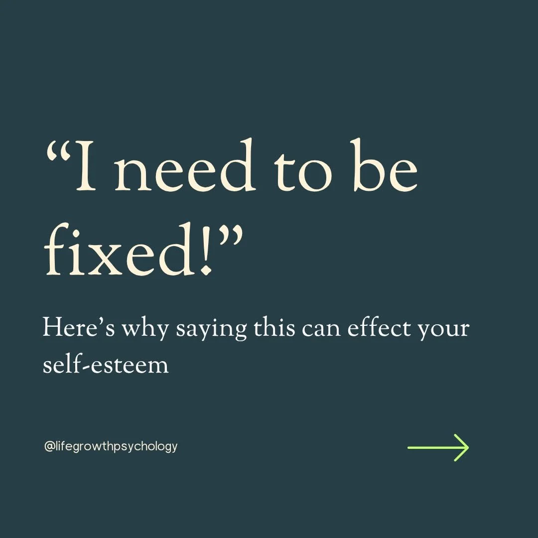"I need to be fixed."

It's a thought many people carry, often without even realising it.

Underneath it is usually a painful assumption:

That if you're struggling, there must be something wrong with you.

But what if your anxiety, self-do