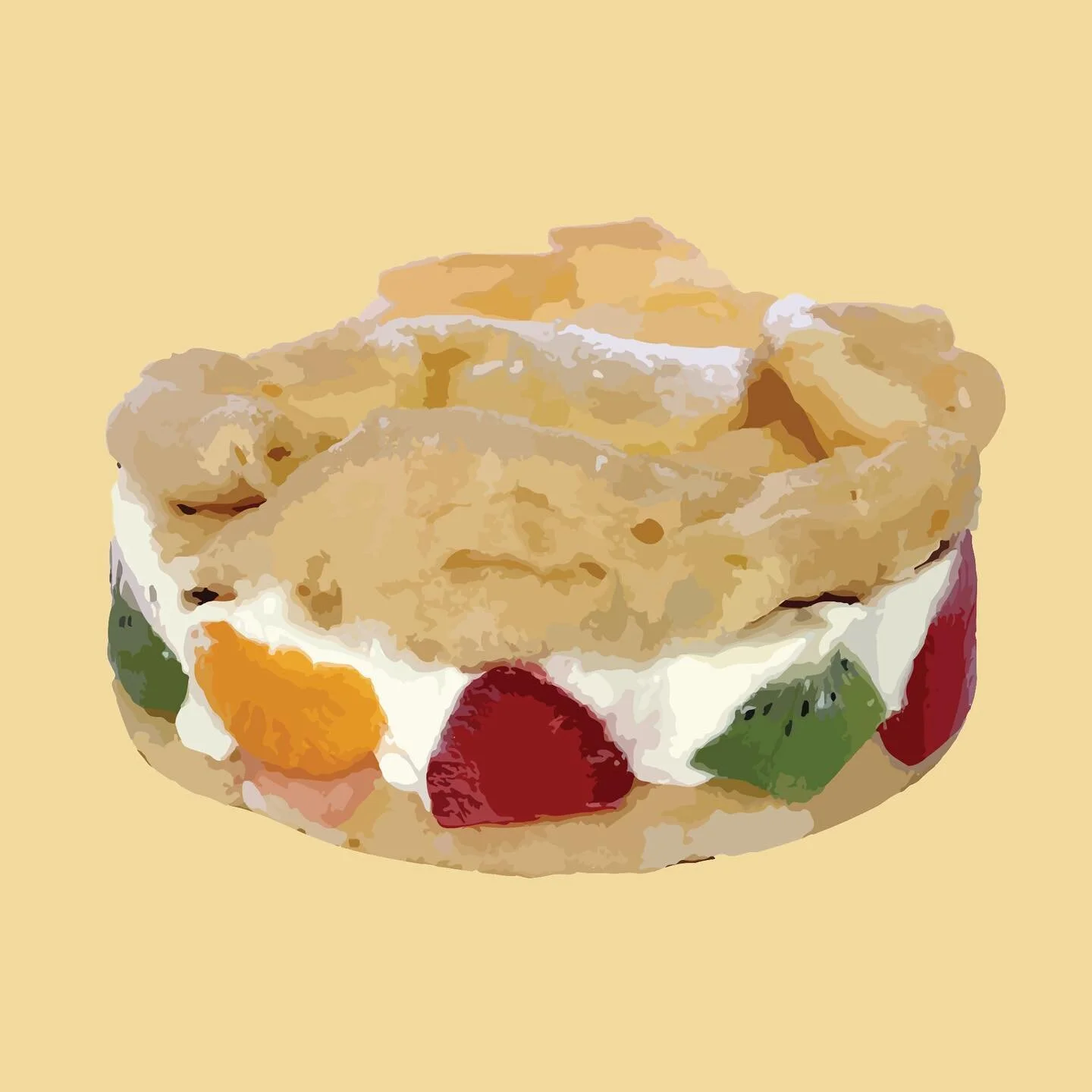 ❕cake illustration for @le_fondree