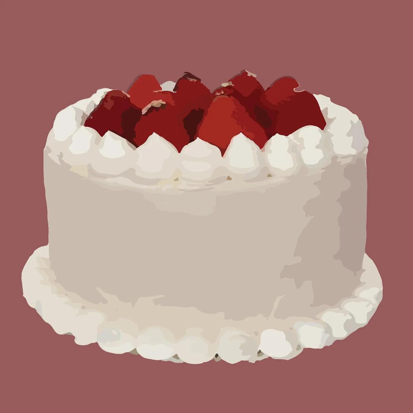 ❕cake illustration for @le_fondree