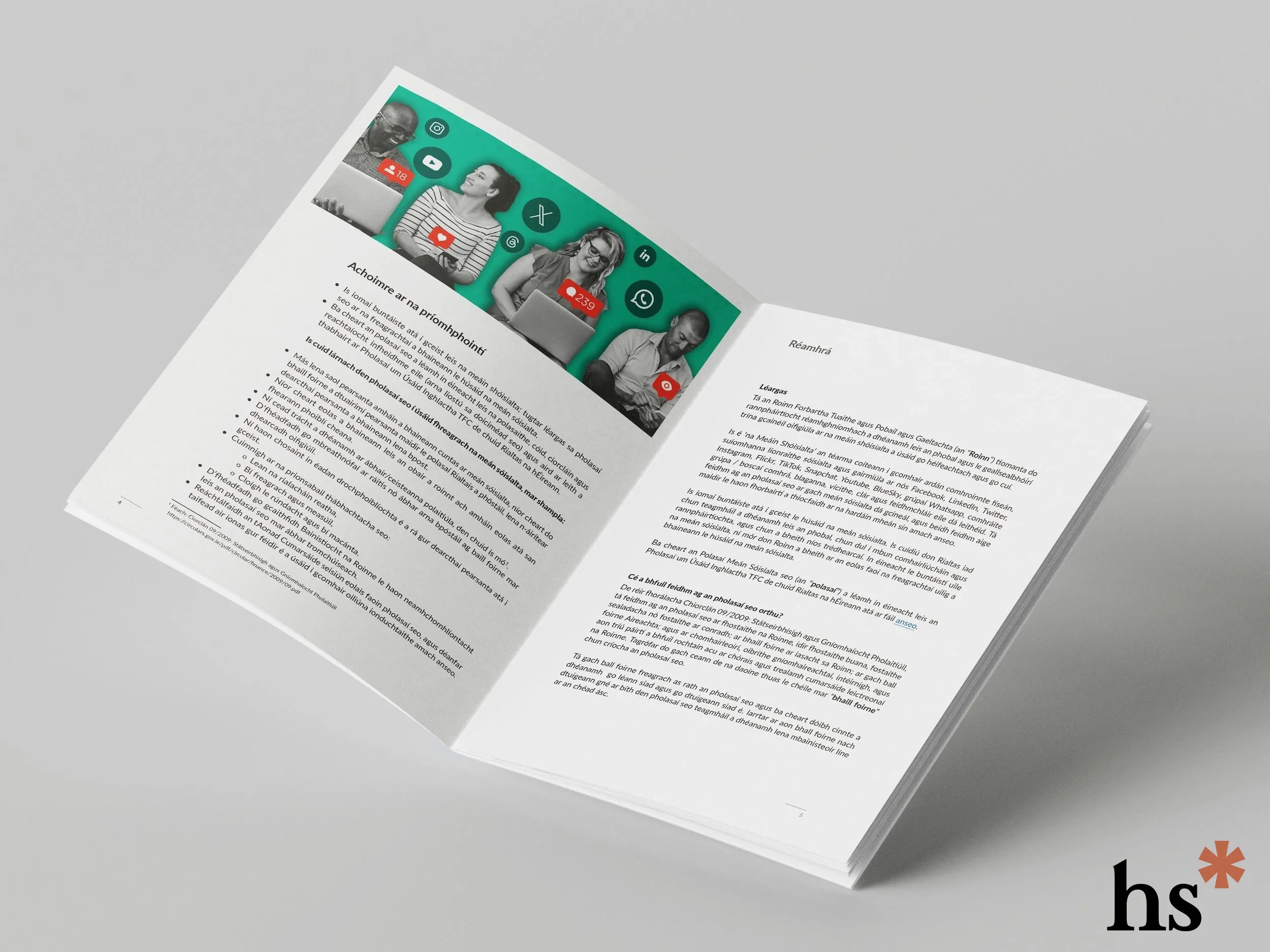 DRCDG Social Media Booklet Full Cover Gaeilge