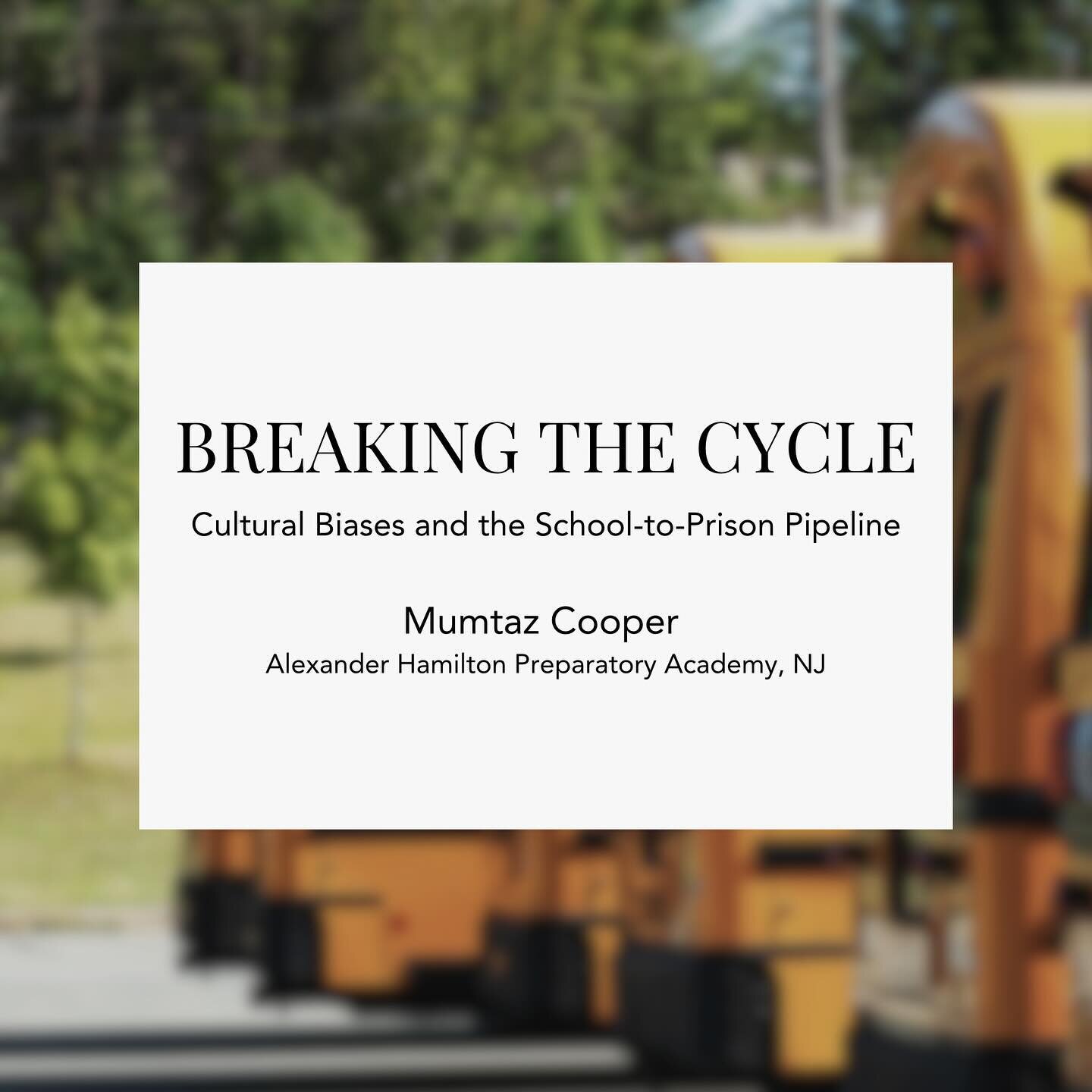 How do we approach the school-to-prison pipeline? Mumtaz illustrates this thought-provoking concept in her article. Read it in our February issue at culturator.org/issues 
.
.
.
#CulturatorCraftsChange