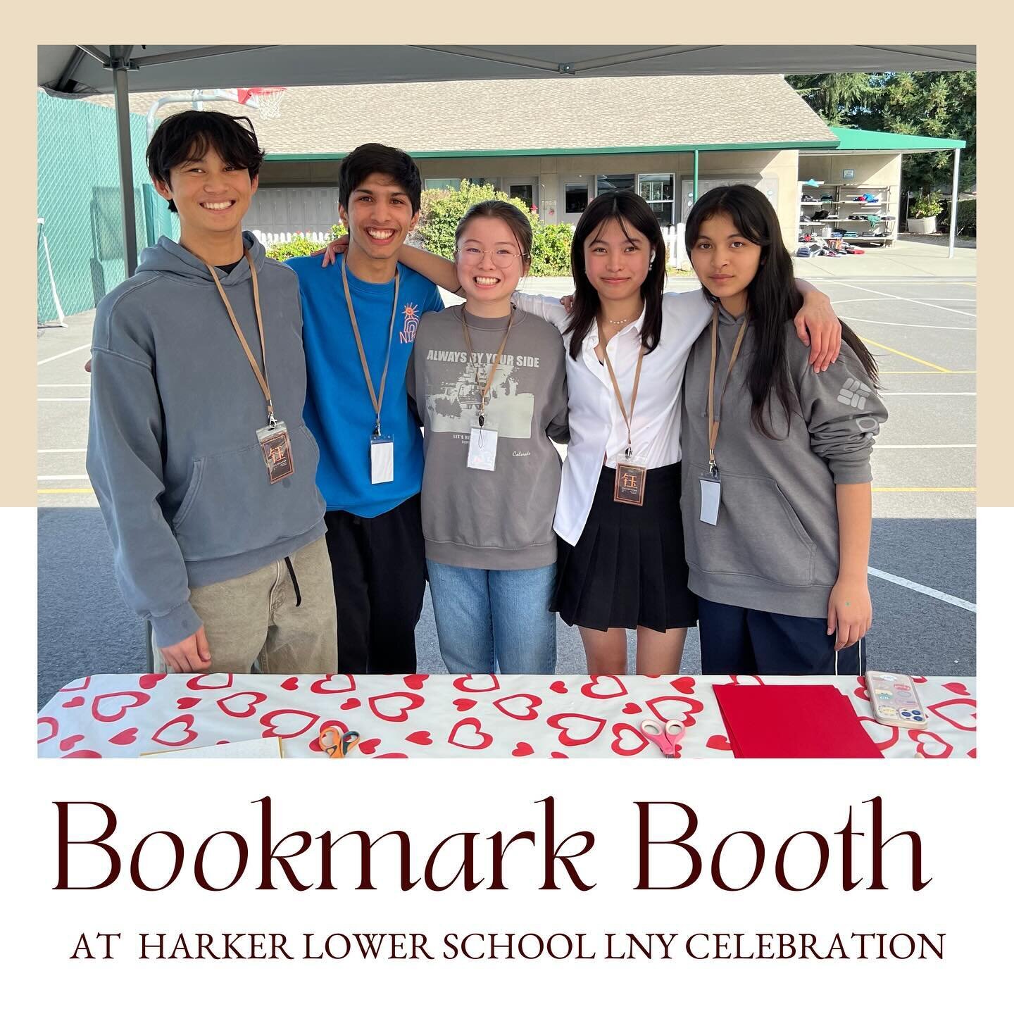 We had a wonderful time hosting a bookmark booth for the elementary schoolers at the Harker Lower School on February 9th, which is also Lunar New Year&rsquo;s Eve. ❤️💛 

We are so thankful for all the support we received to make this event possible.
