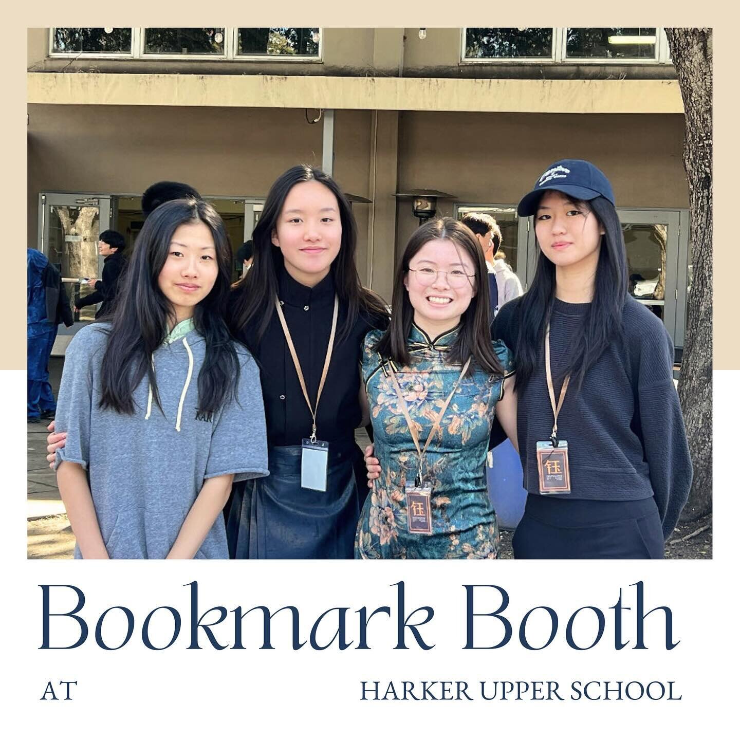We had a fantastic time hosting a bookmark booth for the high school students at the Harker Upper School on February 22nd. We loved seeing all the beautiful bookmarks made by our attendees! 💛 

To volunteer to host our booths, apply at culturator.or