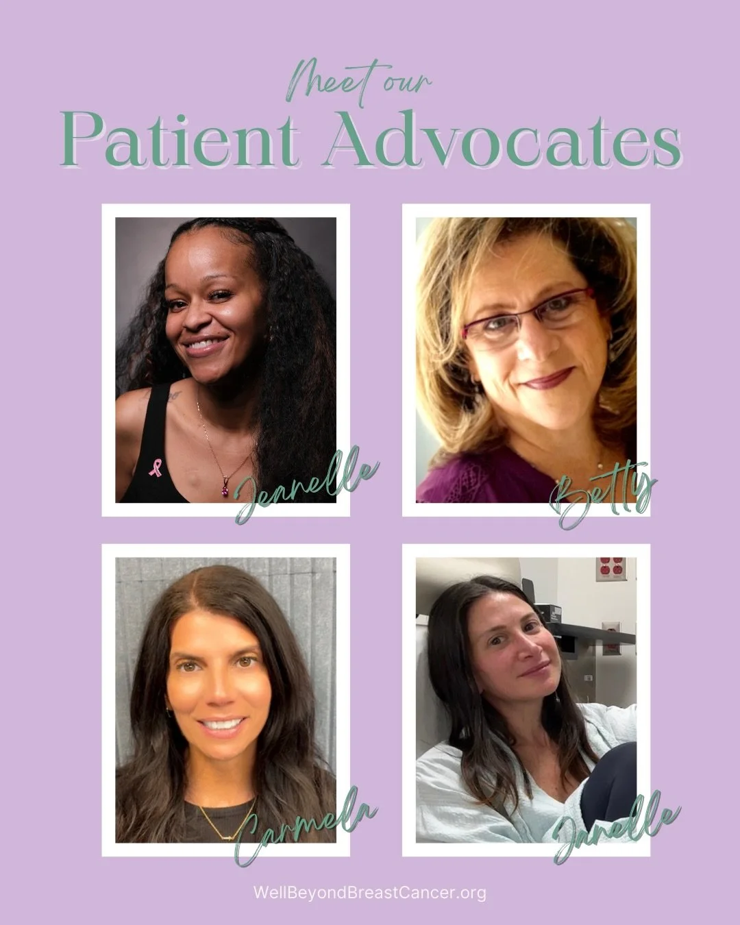 We&rsquo;re BEYOND thrilled to introduce our Patient Advocates! 💜🎉

These incredible breast cancer survivors are using their lived experience to spark change and strengthen survivorship for others.

Together, they&rsquo;re working to make Breast Ca