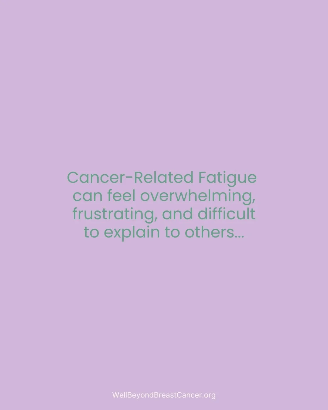 Join us next Thursday for a FREE educational webinar focused on managing Cancer-Related Fatigue.

🗓️ May 14th from 12-1pm EST
📍 Virtual on Google Meet 
💌 Register by using the link in our bio 

This webinar is designed for anyone affected by cance