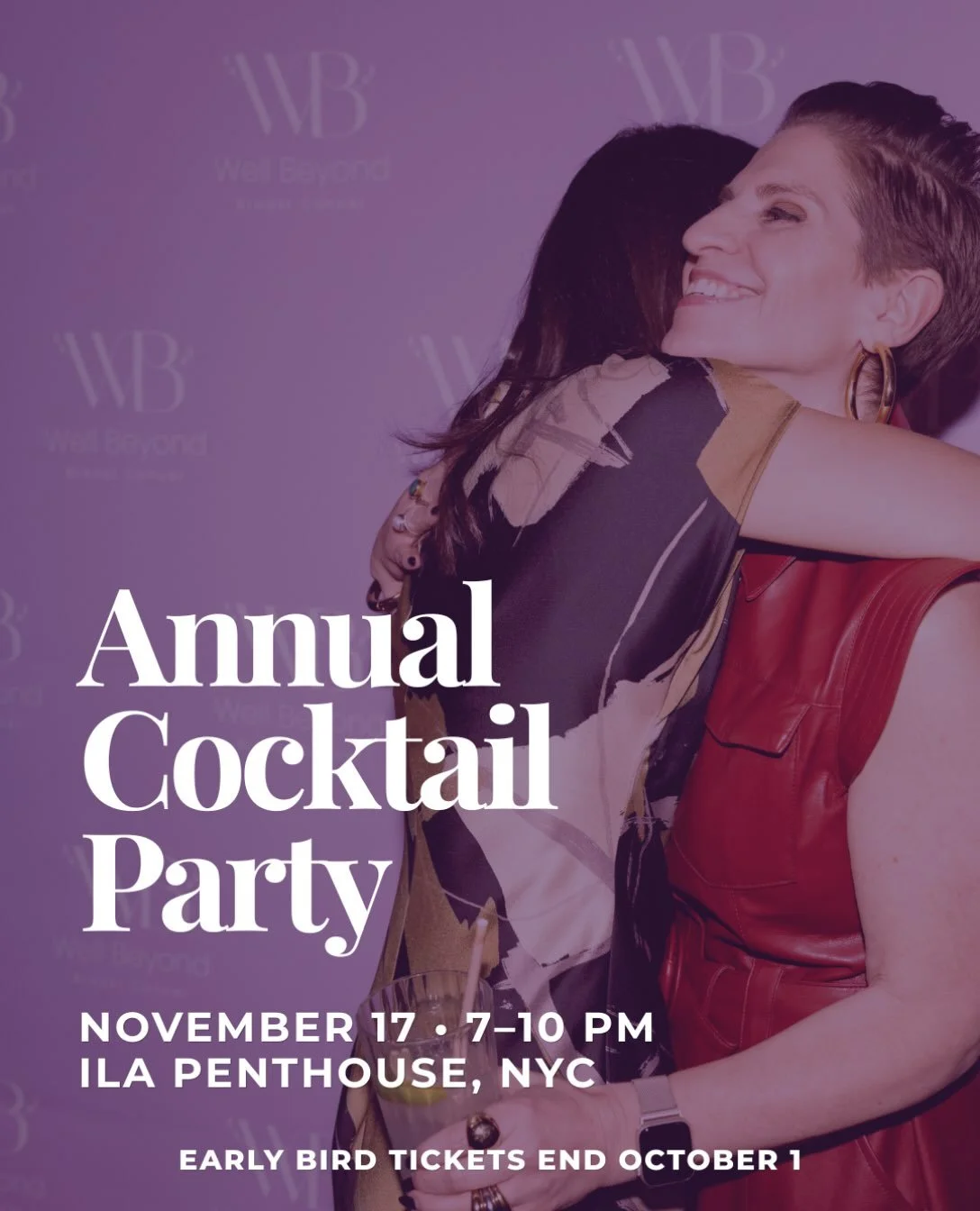 Just ONE WEEK left to get your Early Bird tickets! 🎉

Join us in NYC on November 17, 2026, for our Annual Cocktail Party and help bring essential rehabilitation care to more breast cancer survivors and previvors. 

📍 ILA Penthouse, NYC 🕖 7&ndash;1