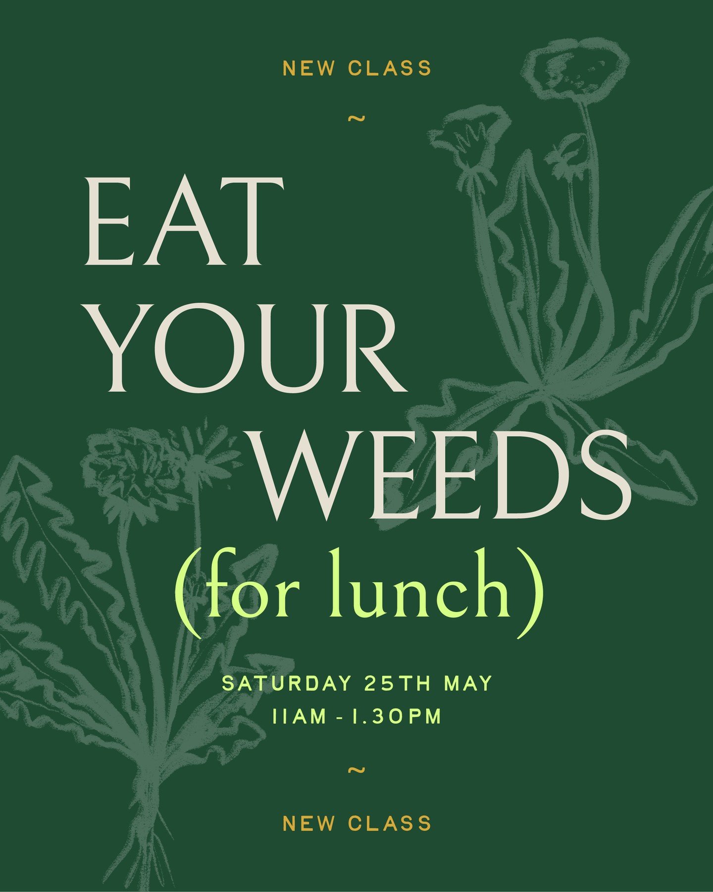 ***Date updated***

Eat a delicious farmhouse lunch created using foraged and homegrown produce and learn about all the fantastic things you can make too. All recipes will be emailed to you after the course. Course includes a tour of the farm and gar