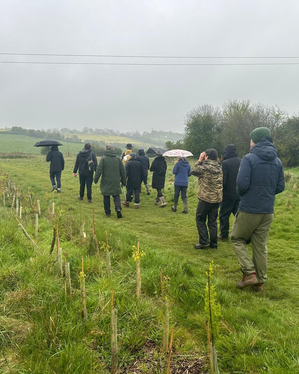 So the weather wasn't all that kind to us for our dawn chorus walk on Saturday but it did not dampen our spirits! The brilliant @bob_flowerbrew wowed everyone with his knowledge about our birdlife and a slap-up breakfast in the farmhouse afterwards w