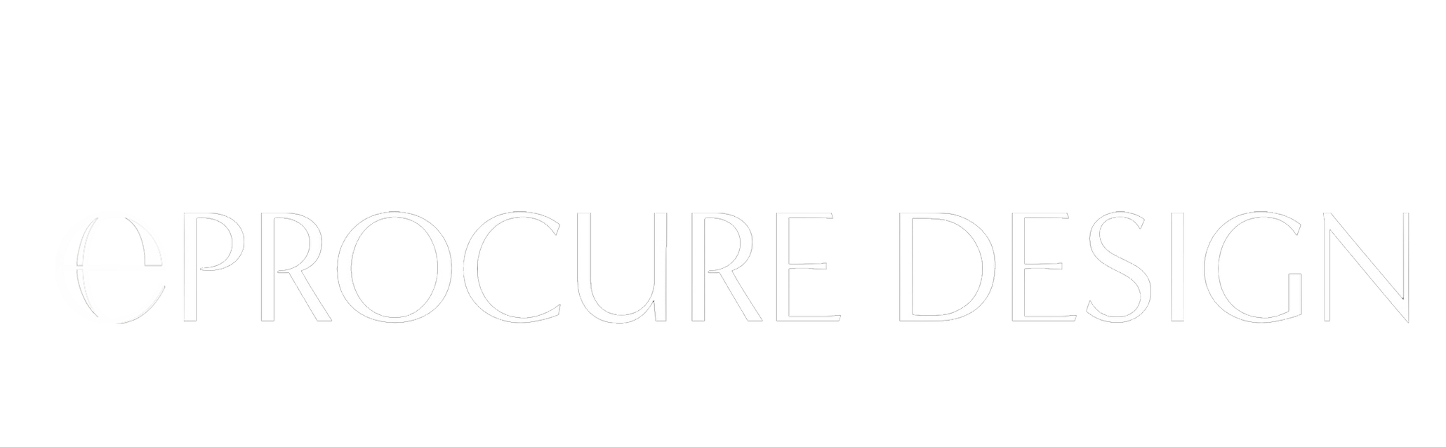 Neon sign reading 'E PROCUREMENT DESIGN'