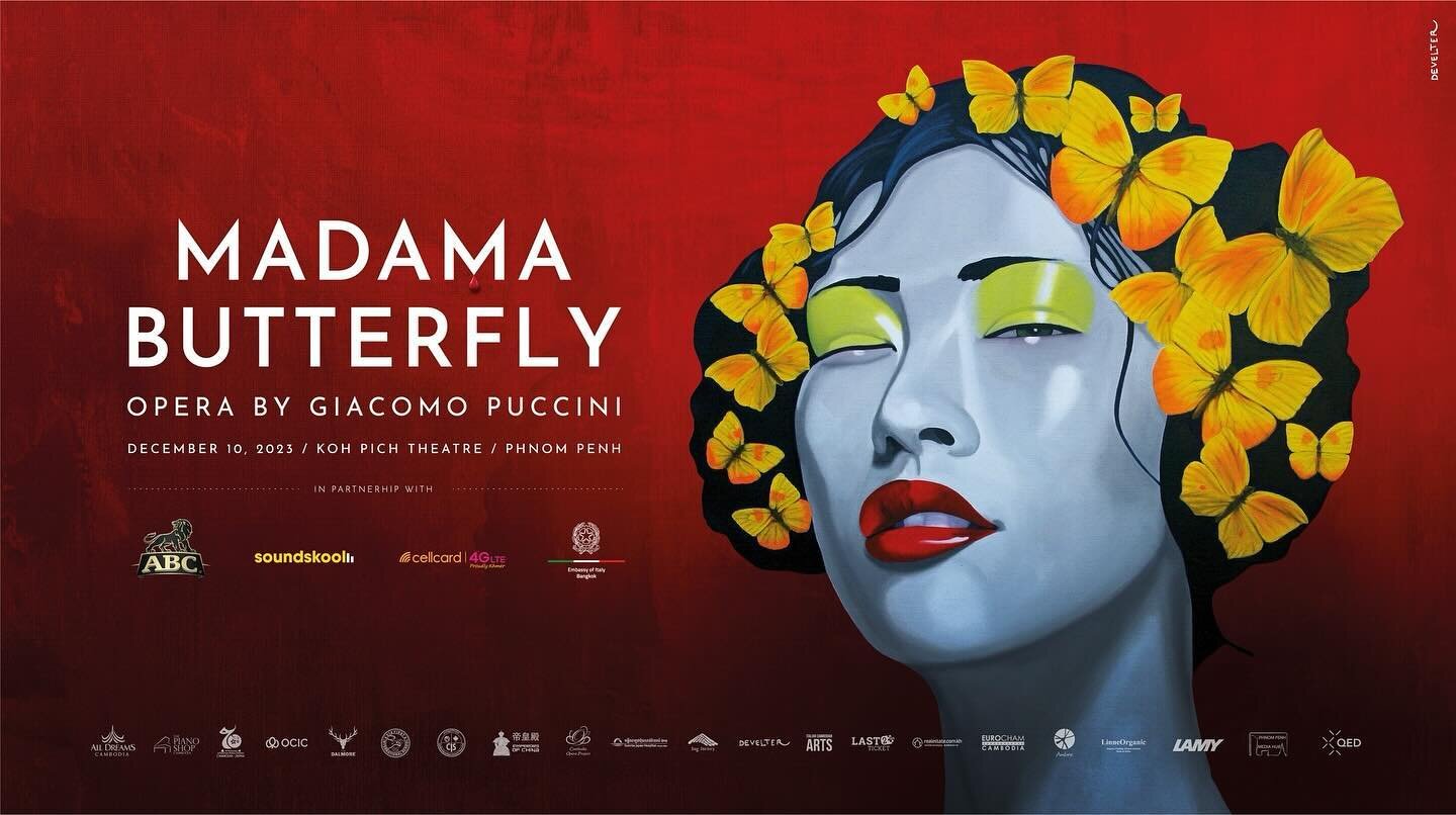 Repost The Gallerist, Phnom Penh - Experience the fusion of beauty and art at Koh Pich Theatre on December 10th! Witness the captivating collaboration of @christiandevelter's Madama Butterfly with Giacomo Puccini's iconic opera. @thegallerist.240 wil