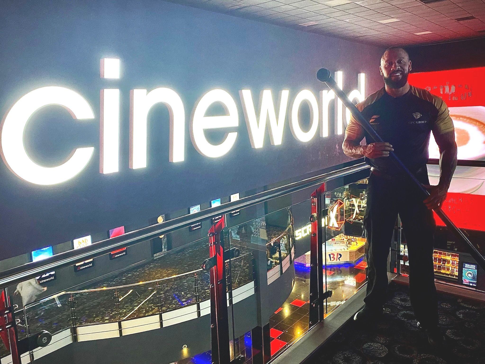 GPC cleaning for Cineworld. 