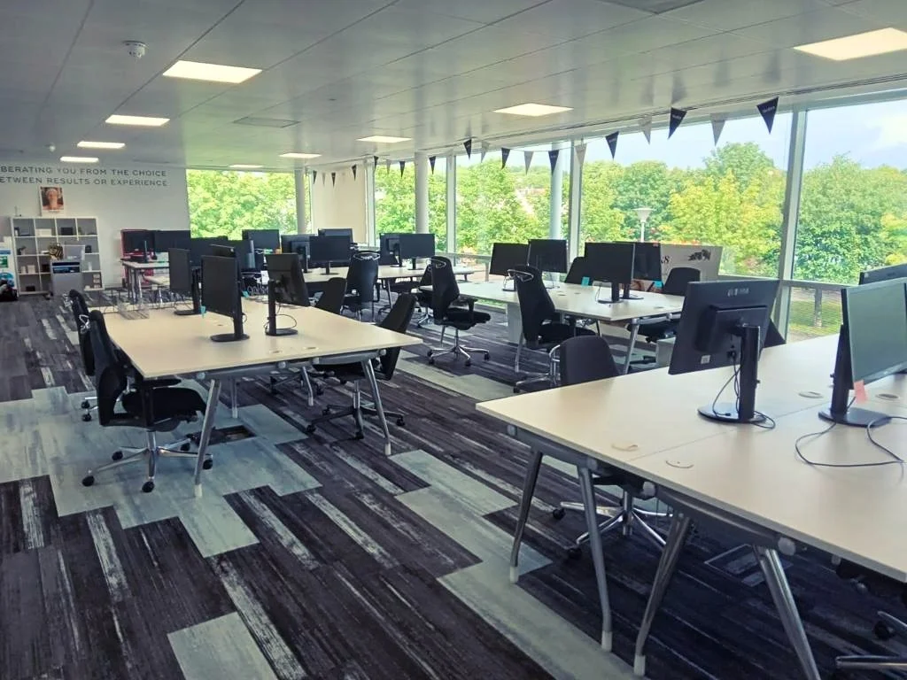 A builders clean for a freshly renovated commercial office