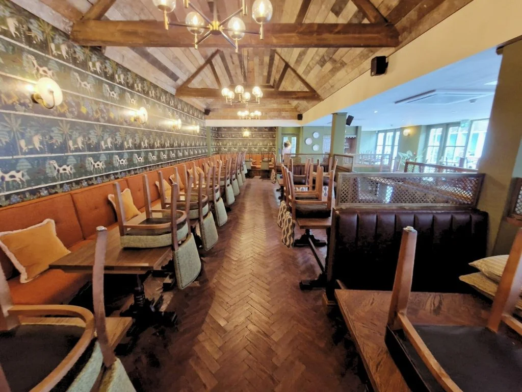Images of a pub after a builders clean, delivered by Elliotts Specialist Cleaning