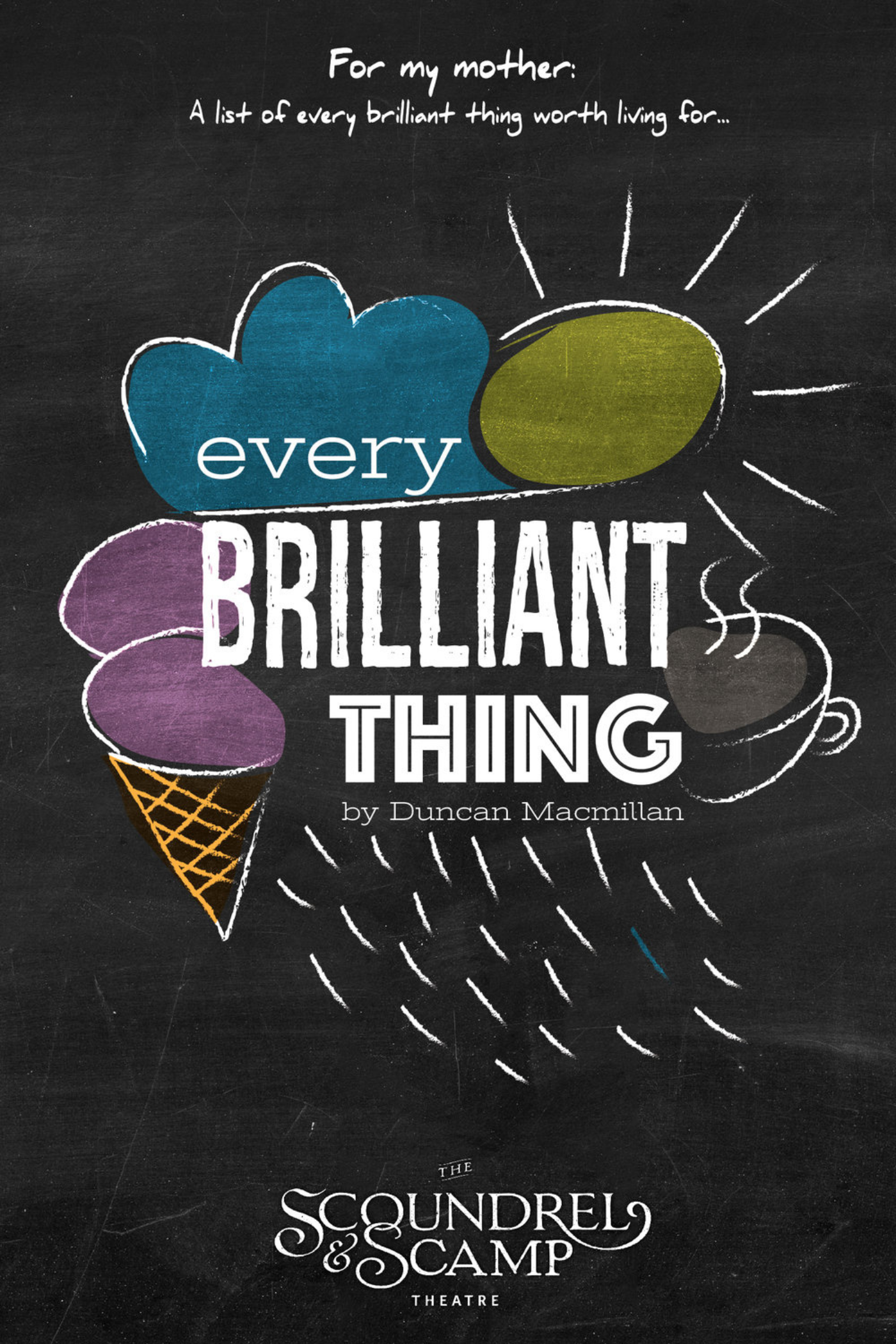 Duncan Macmillan, Every Brilliant Thing Poster.png