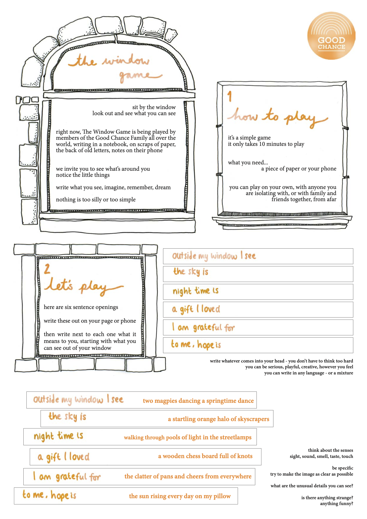 The Window Game — Good Chance